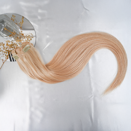 #CHAMPAGNE - INVISIBLE CLIP EXTENSIONS - HELLBLOND GOLD ♡