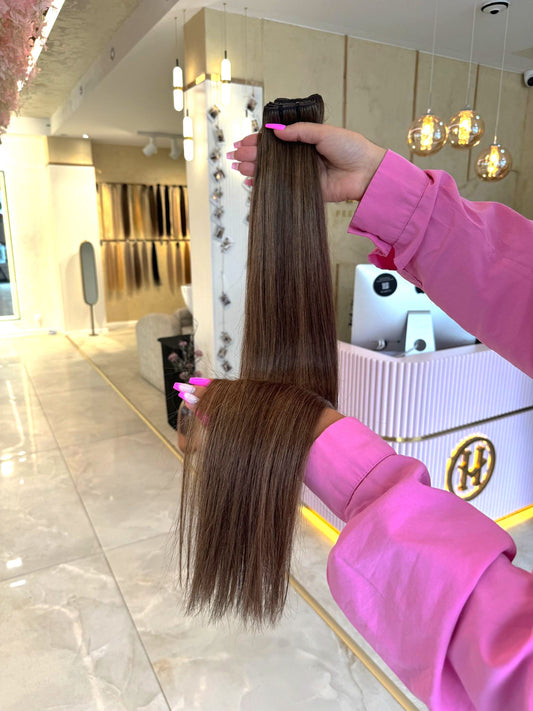 #DUBAI US WELLIGE TRESSE ECHTHAAR CLASSIC TRESSEN 65CM ♡