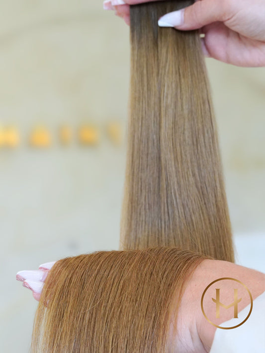 #BUTTERSCOTCH MINI TAPE EXTENSIONS INVISIBLE RU GLATT