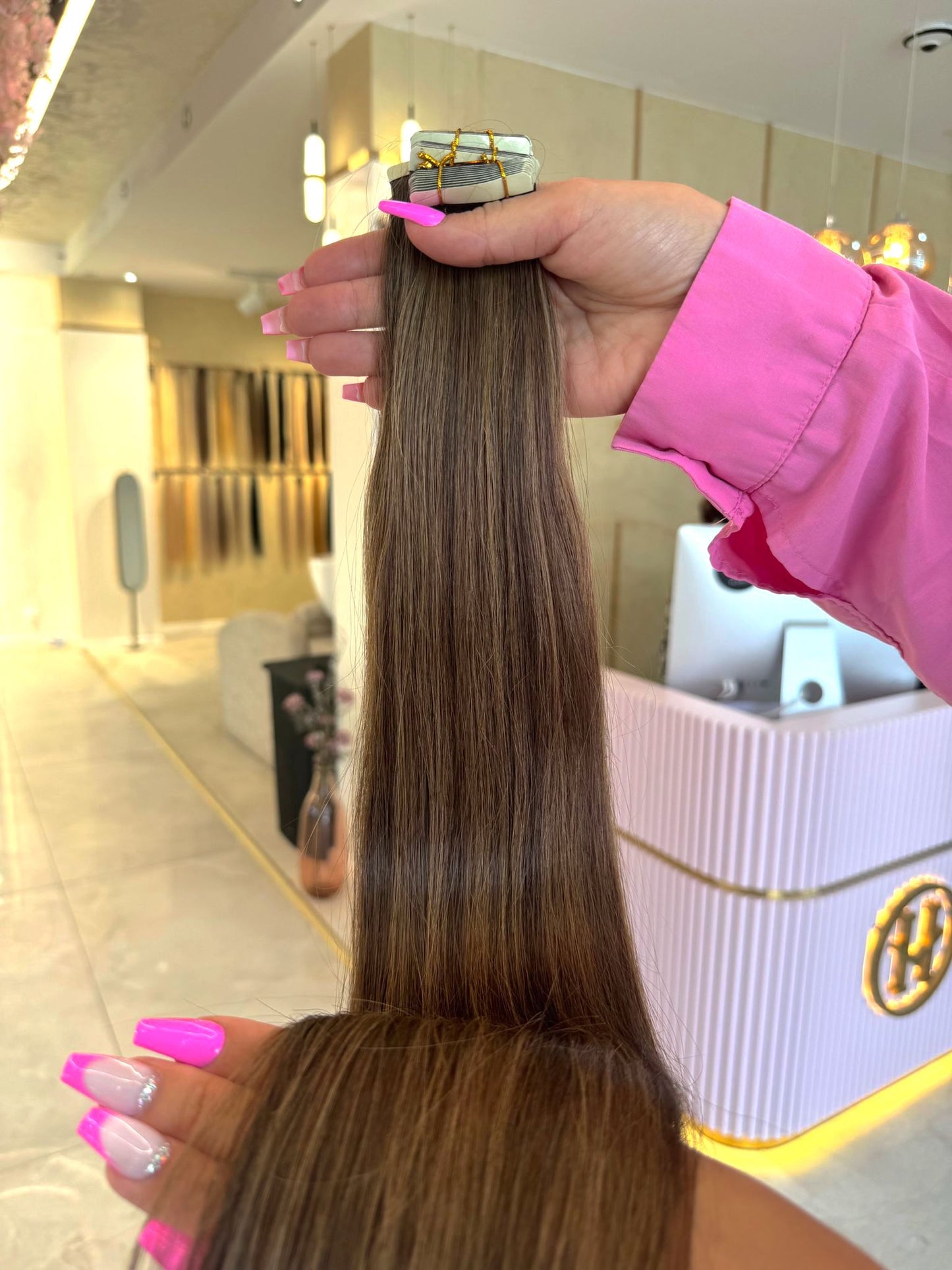 #DUBAI US WELLIGE TAPE EXTENSIONS 55CM ♡