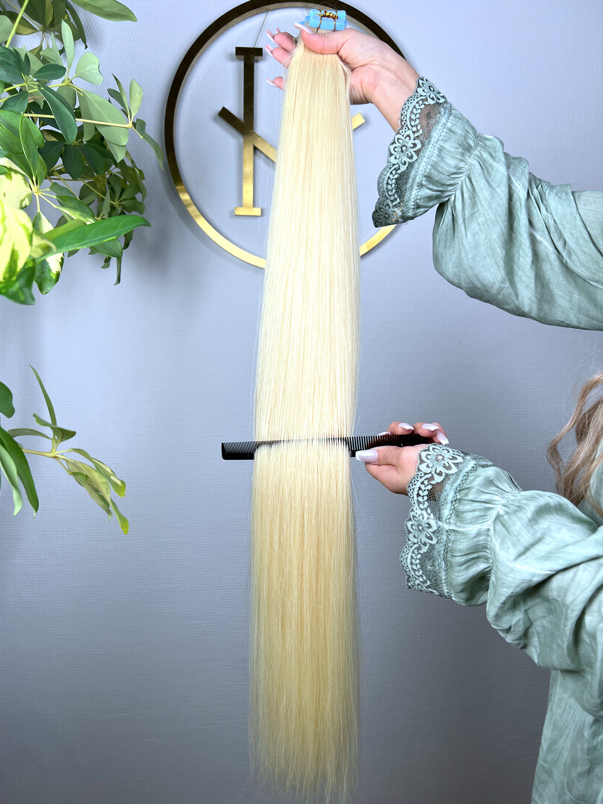 #60 PLATIN US WELLIGE TAPE 85CM ♡