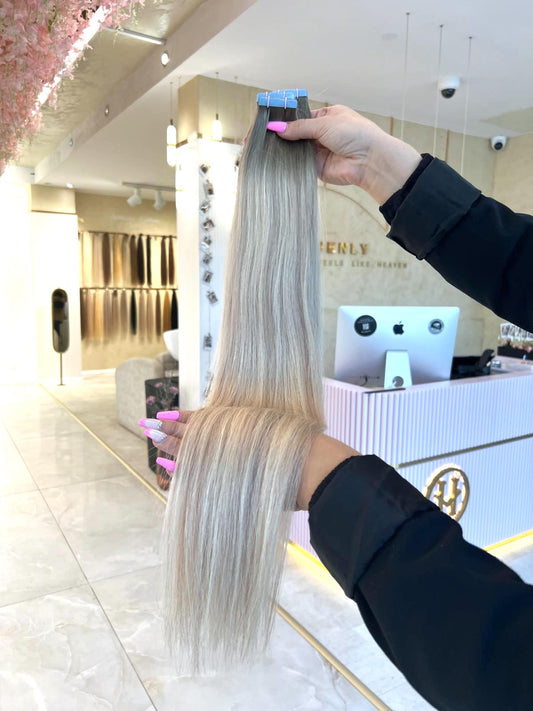 #COOL TONED STANDARD RUSSISCHE TAPE EXTENSIONS GLATT ♡