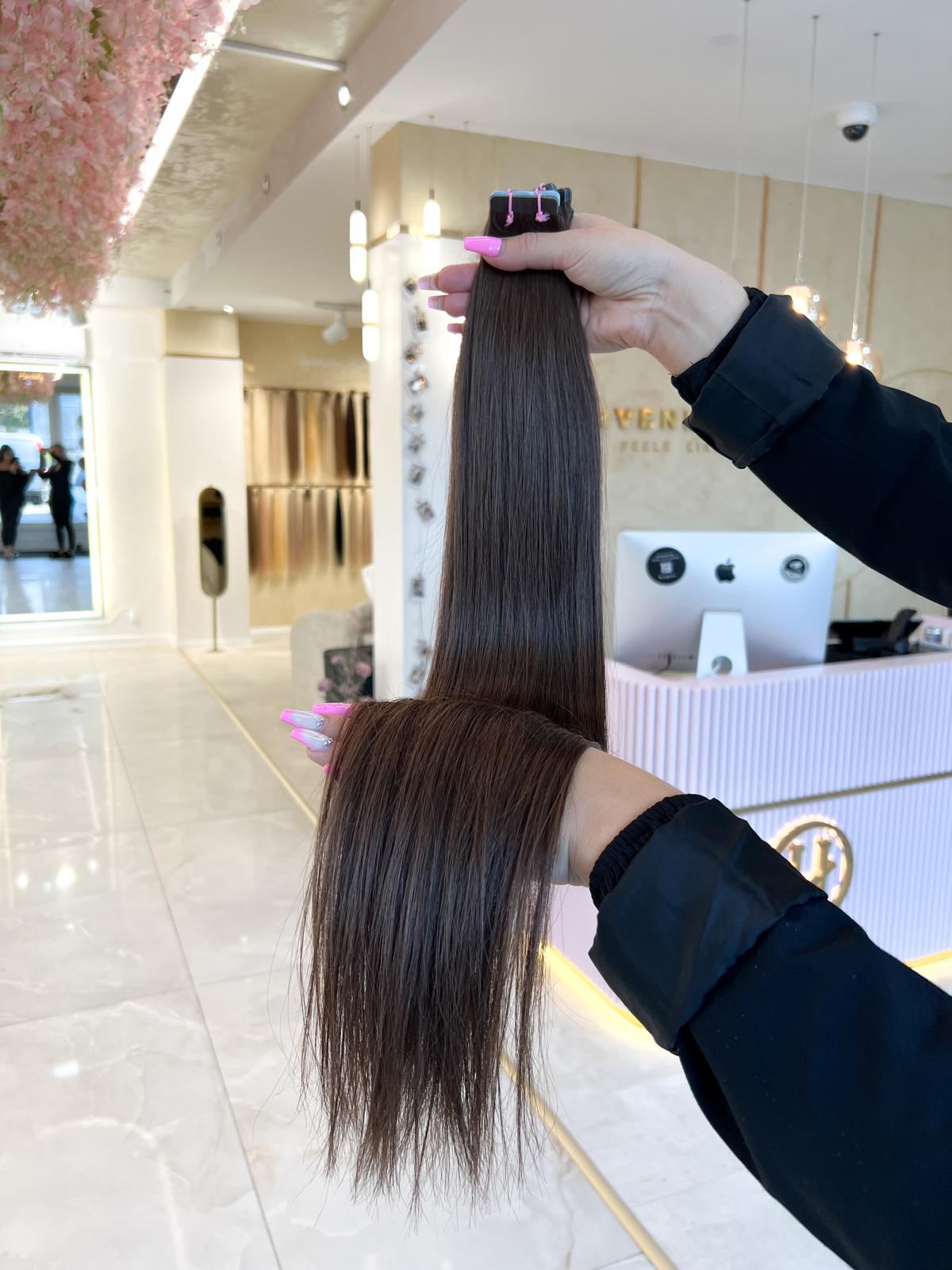 #BITTER CACAO STANDARD RUSSISCHE TAPE EXTENSIONS ♡