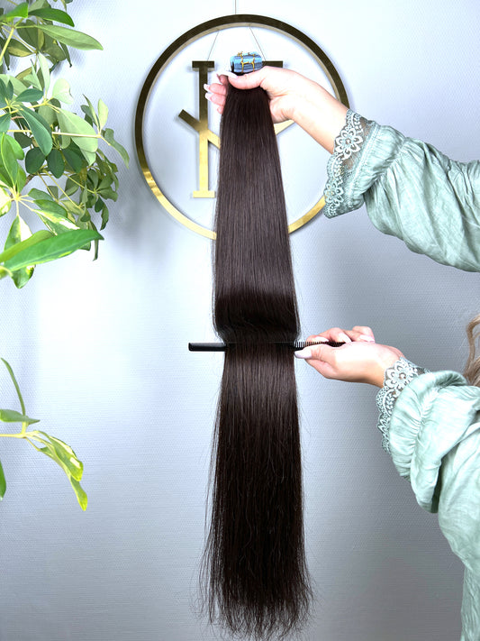 #2A ASCHBRAUNE US WELLIGE TAPE 85CM ♡