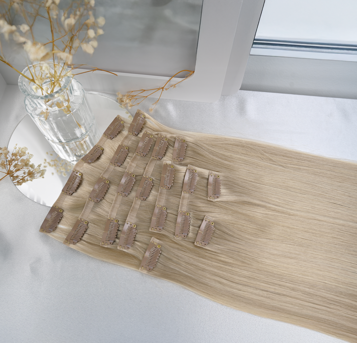 #TAUPE - INVISIBLE CLIP EXTENSIONS 225G