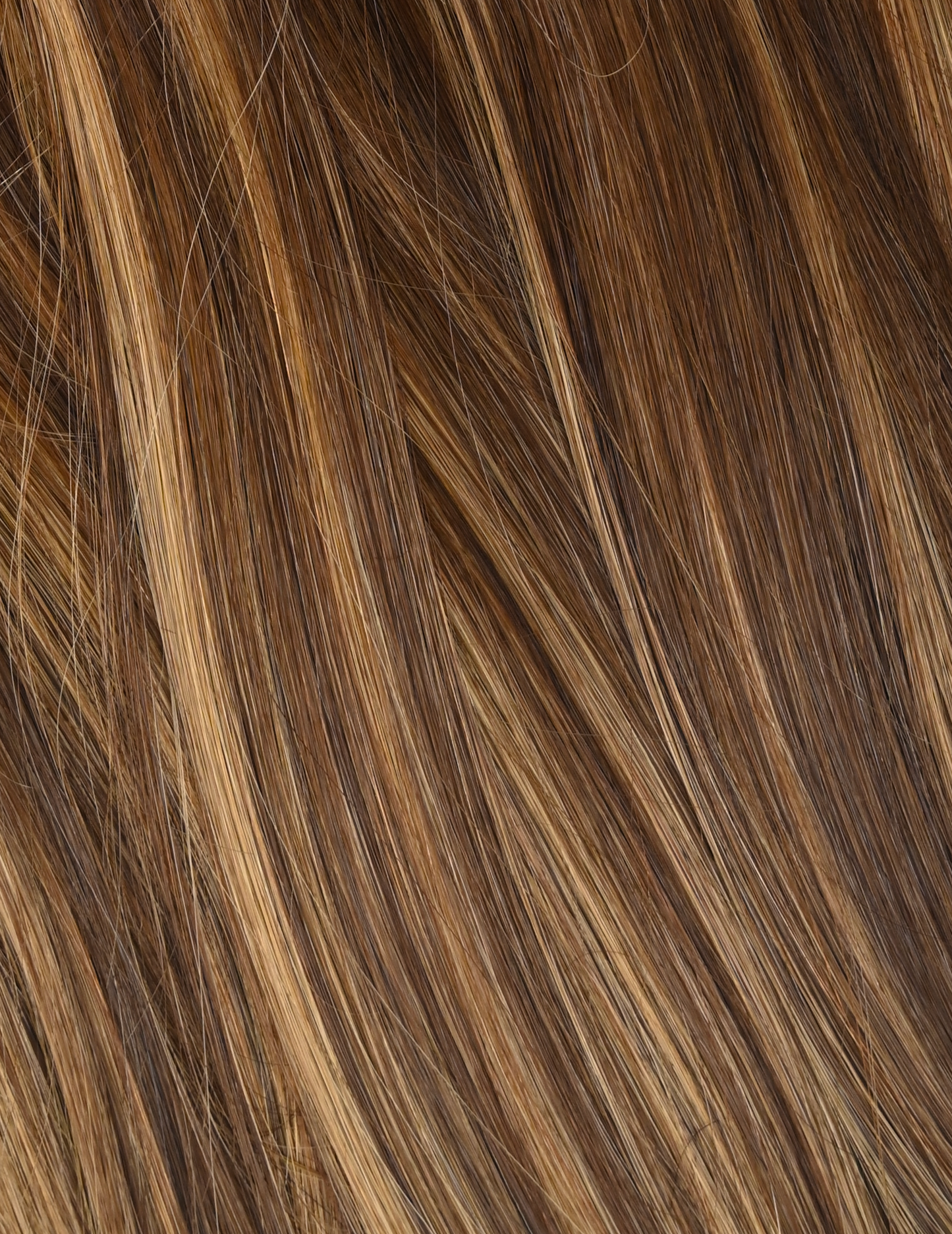 #MOCHA MELT - INVISIBLE CLIP EXTENSIONS - GESTRÄHNTES DUNKELBRAUN UND SANDIGES HELLBLOND ♡