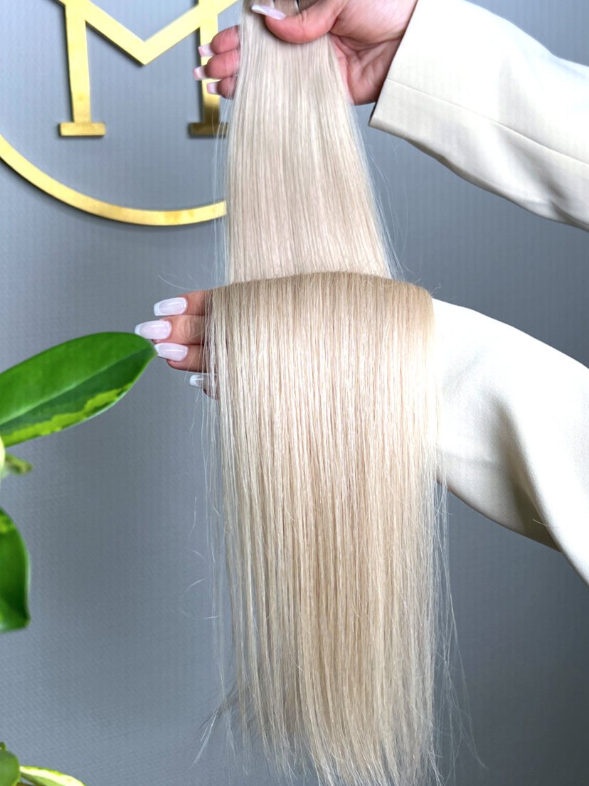 TRESSEN #SHINY LICHTBLOND ASCH ♡