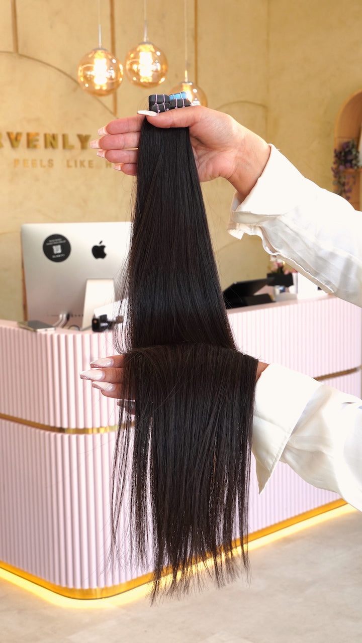 #RAW MINI TAPE EXTENSIONS - SCHWARZBRAUN ♡