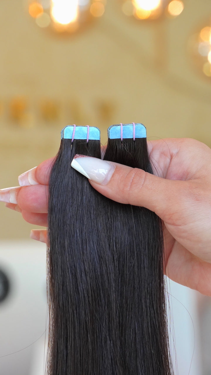 #RAW MINI TAPE EXTENSIONS - SCHWARZBRAUN ♡