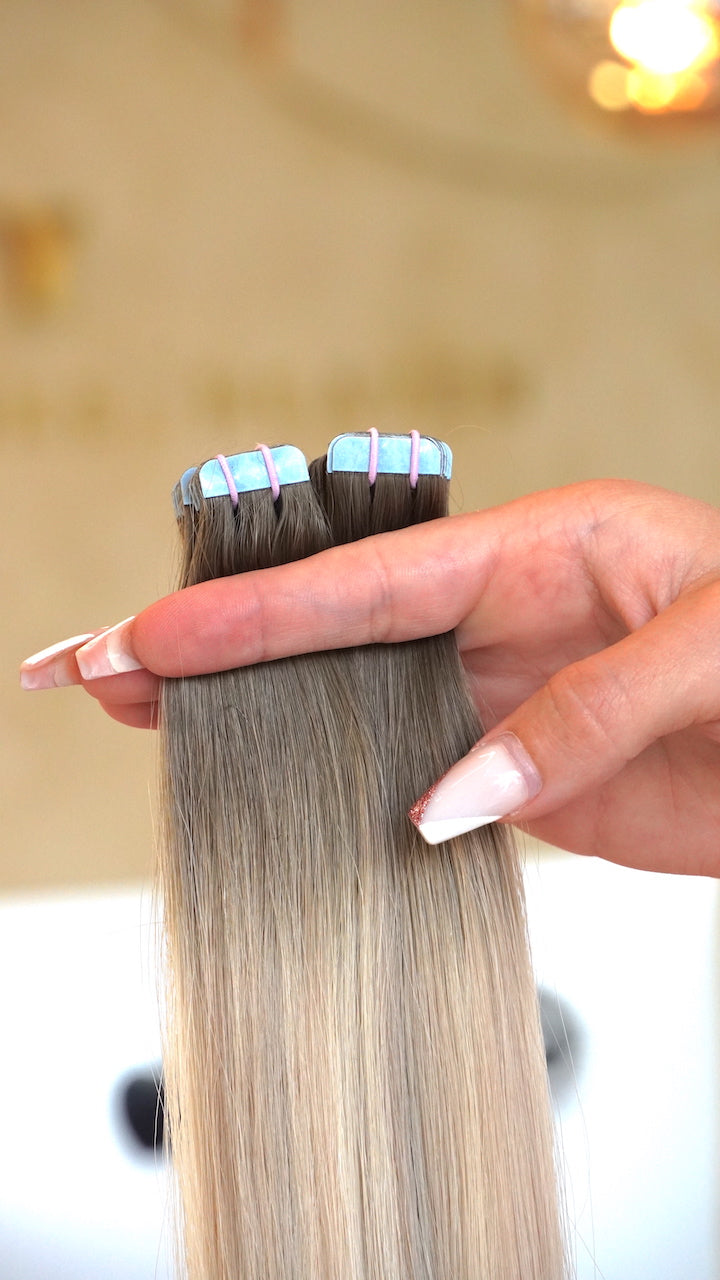 #COOL TONED MINI TAPE EXTENSIONS RU GLATT ♡