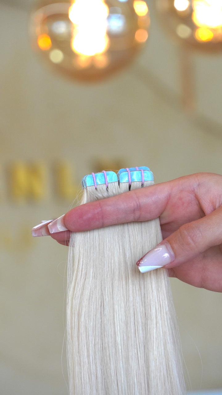 #SHINY MINI TAPE EXTENSIONS RU GLATT ♡