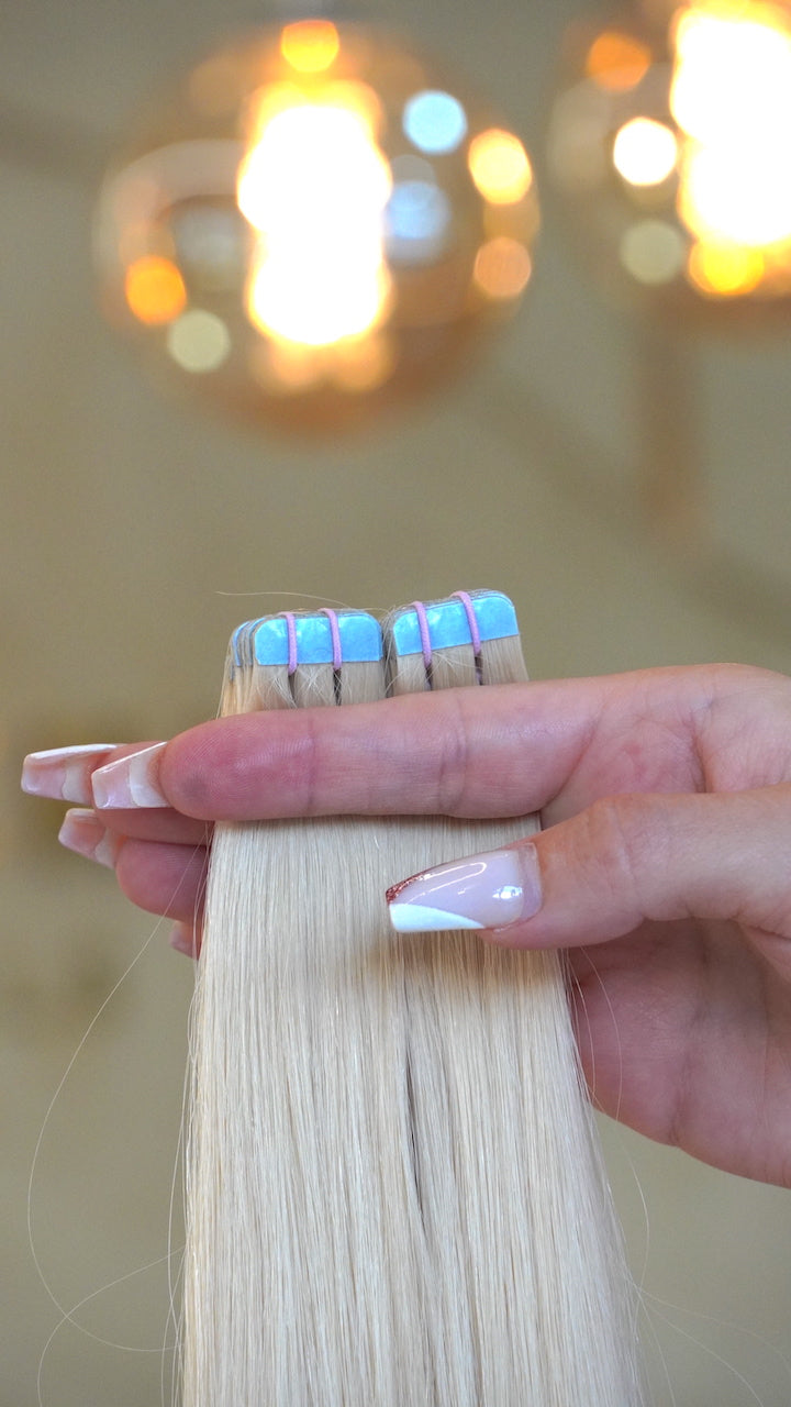 #PLATIN MINI TAPE EXTENSIONS RU GLATT ♡