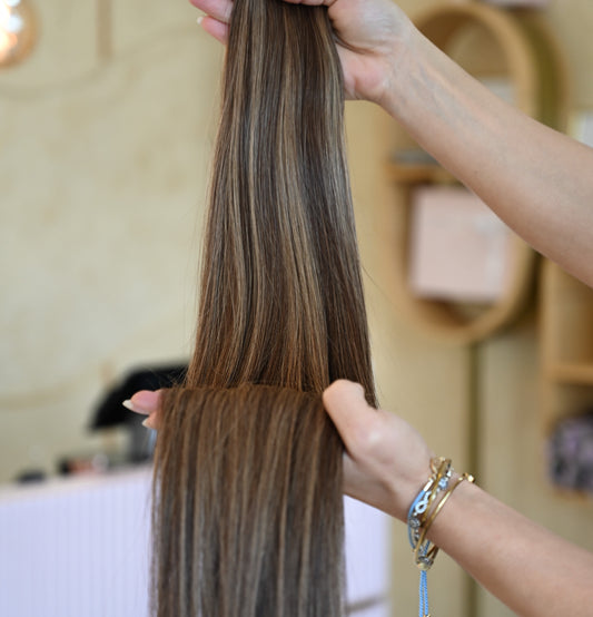 #MOCHA MELT GENIUS WEFT RUSSISCHES GLATTES HAAR  60CM ♡