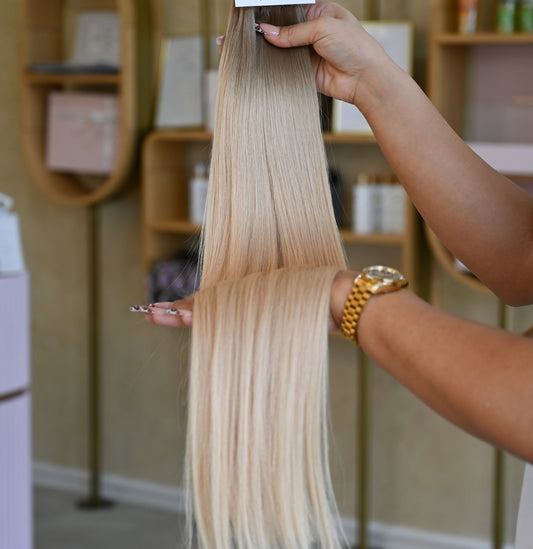 #DESERT GENIUS WEFT RUSSISCHES GLATTES HAAR  60CM ♡