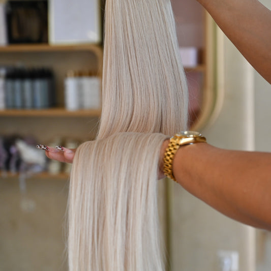 #NORVEGIAN GENIUS WEFT RUSSISCHES GLATTES HAAR  60CM ♡