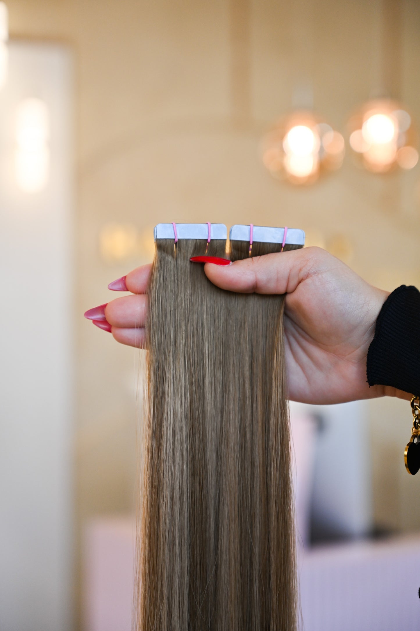 #CARAMEL FUDGE STANDARD RUSSISCHE TAPE EXTENSIONS GLATT ♡