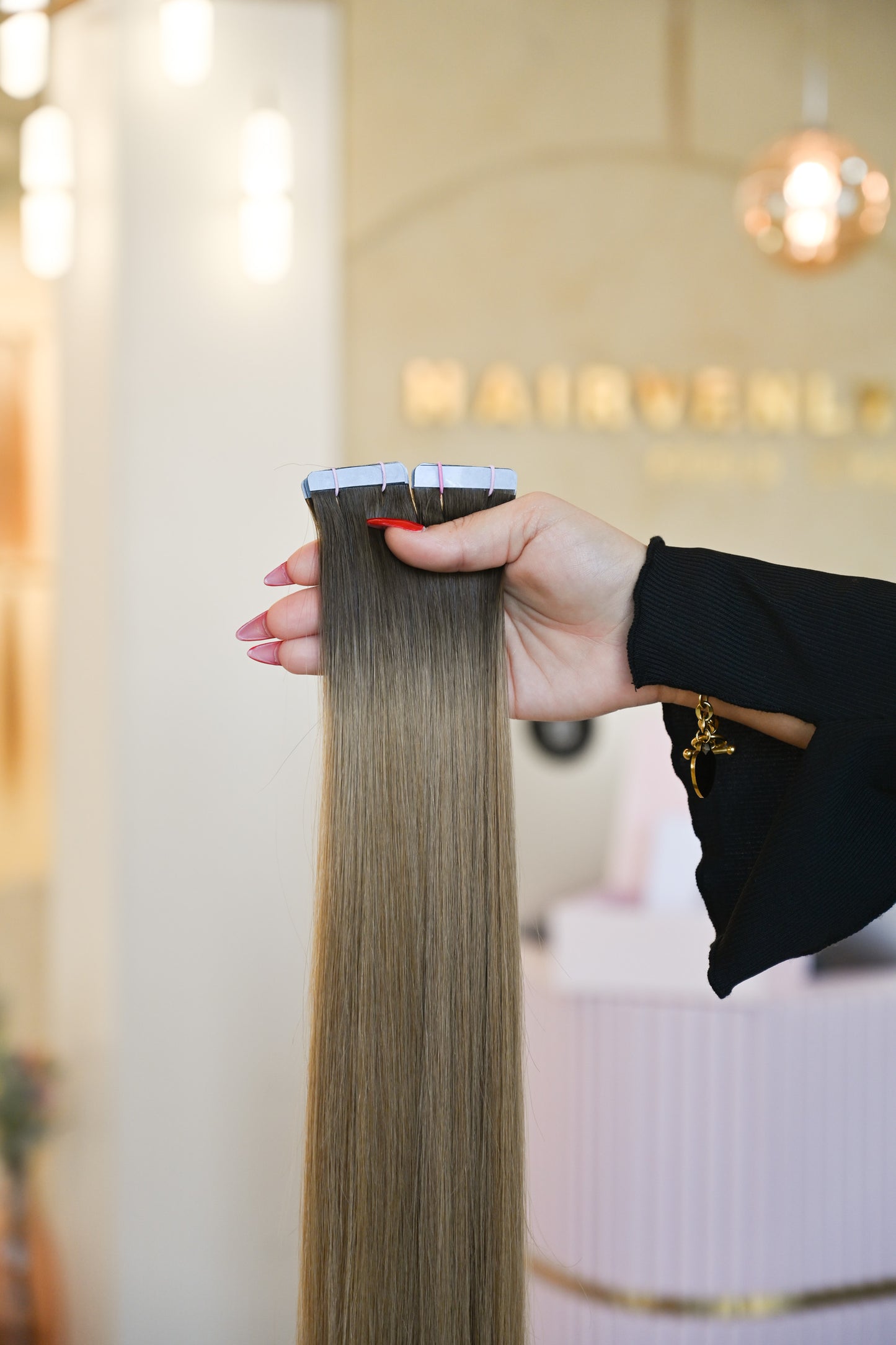 #BUTTERSCOTCH STANDARD RUSSISCHE TAPE EXTENSIONS GLATT ♡