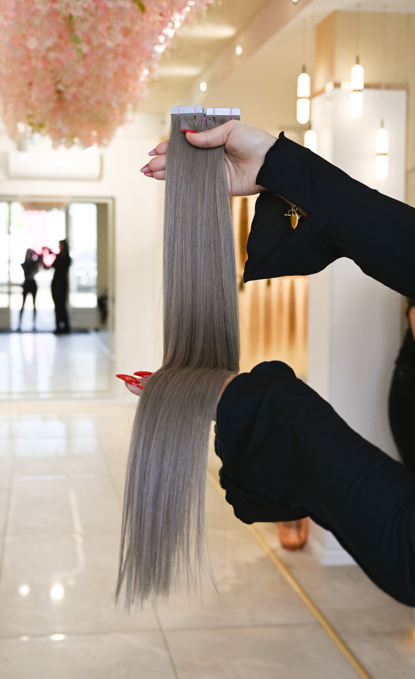 #CAPPUCCINO STANDARD RUSSISCHE TAPE EXTENSIONS GLATT ♡