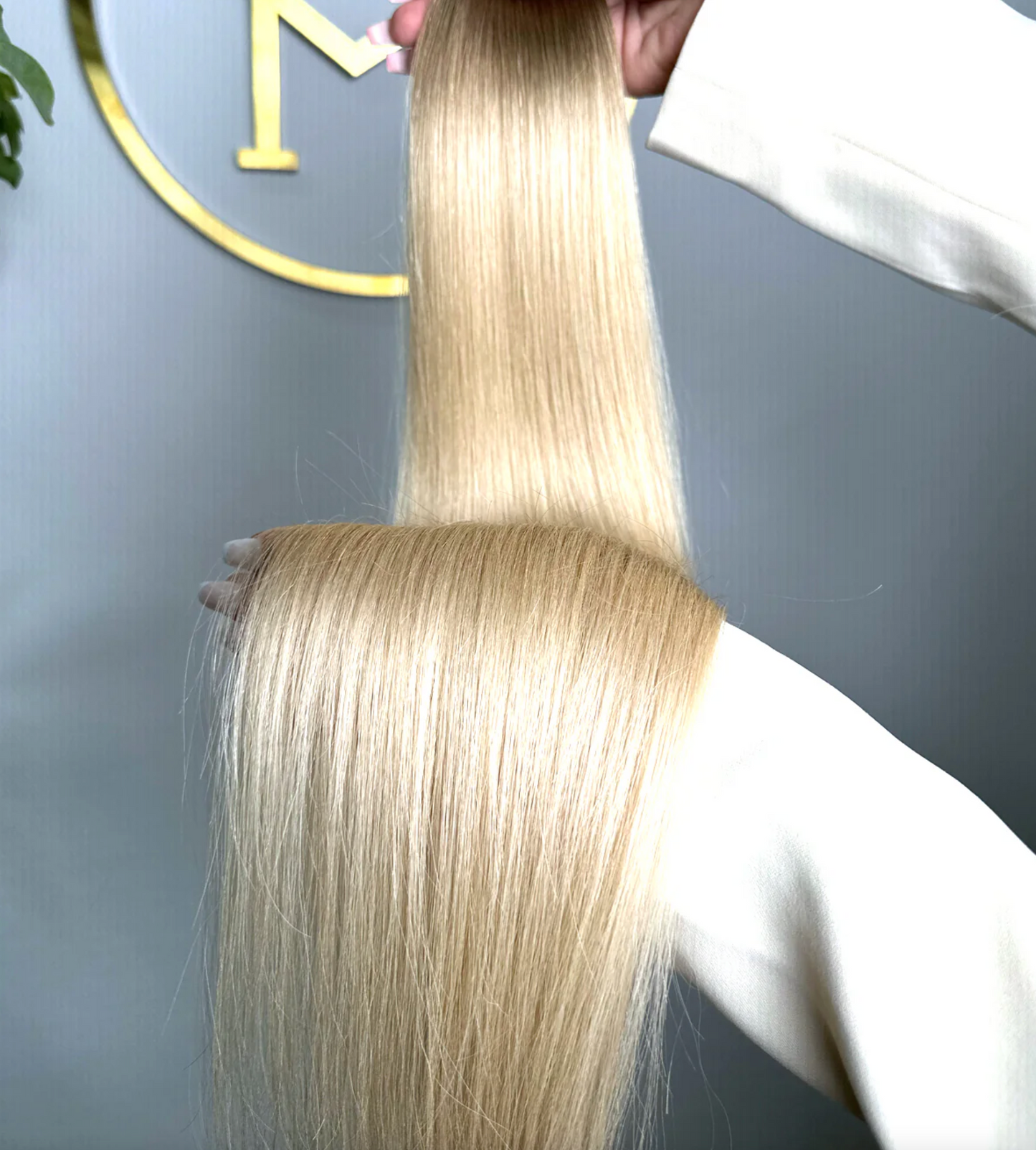 TRESSEN #DESERT OMBRES HELLBRAUN UND HELLBLOND GOLD RU GLATT CLASSIC WEFT ♡