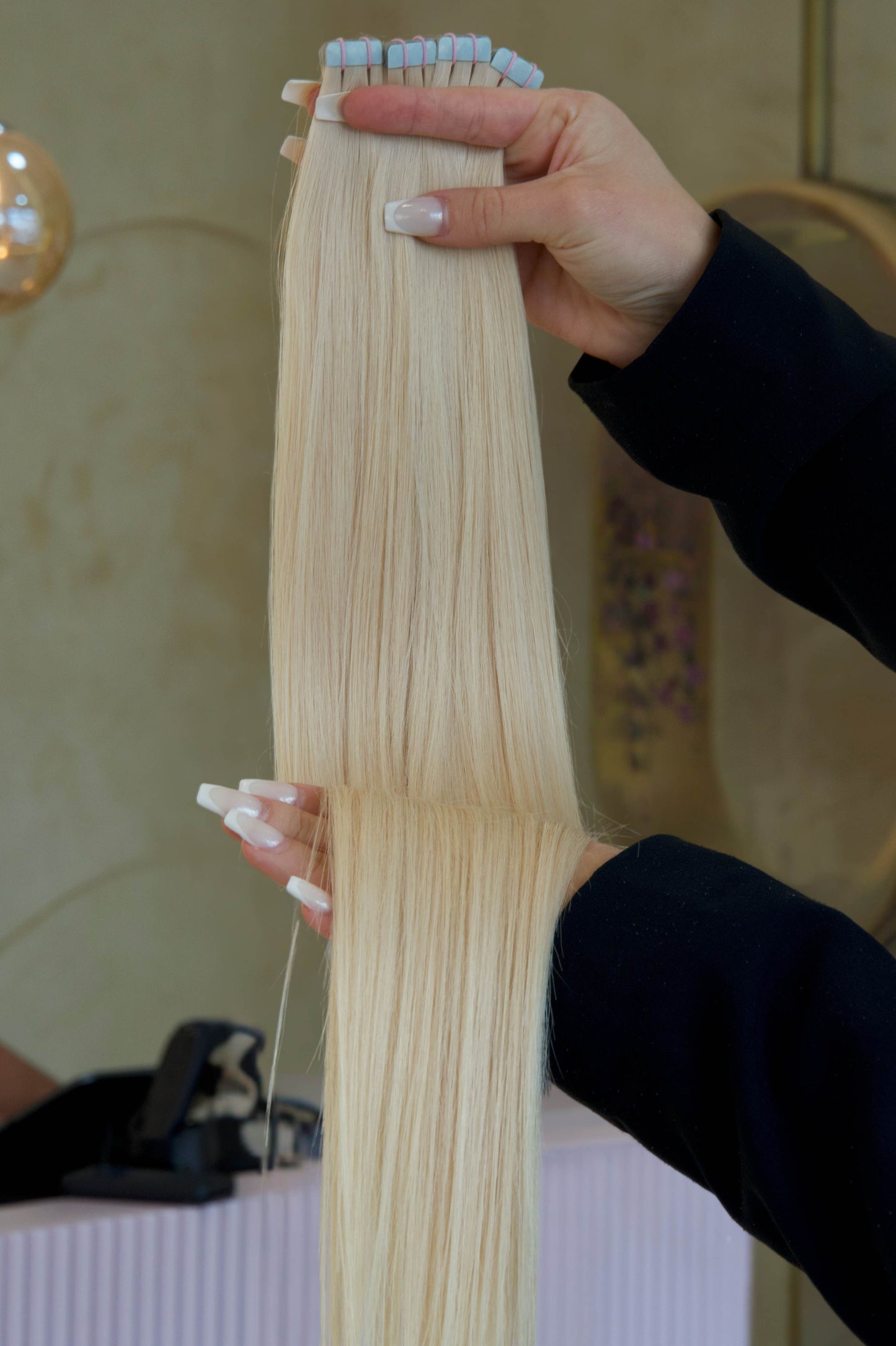 #NORVEGIAN MINI TAPE EXTENSIONS RU GLATT ♡