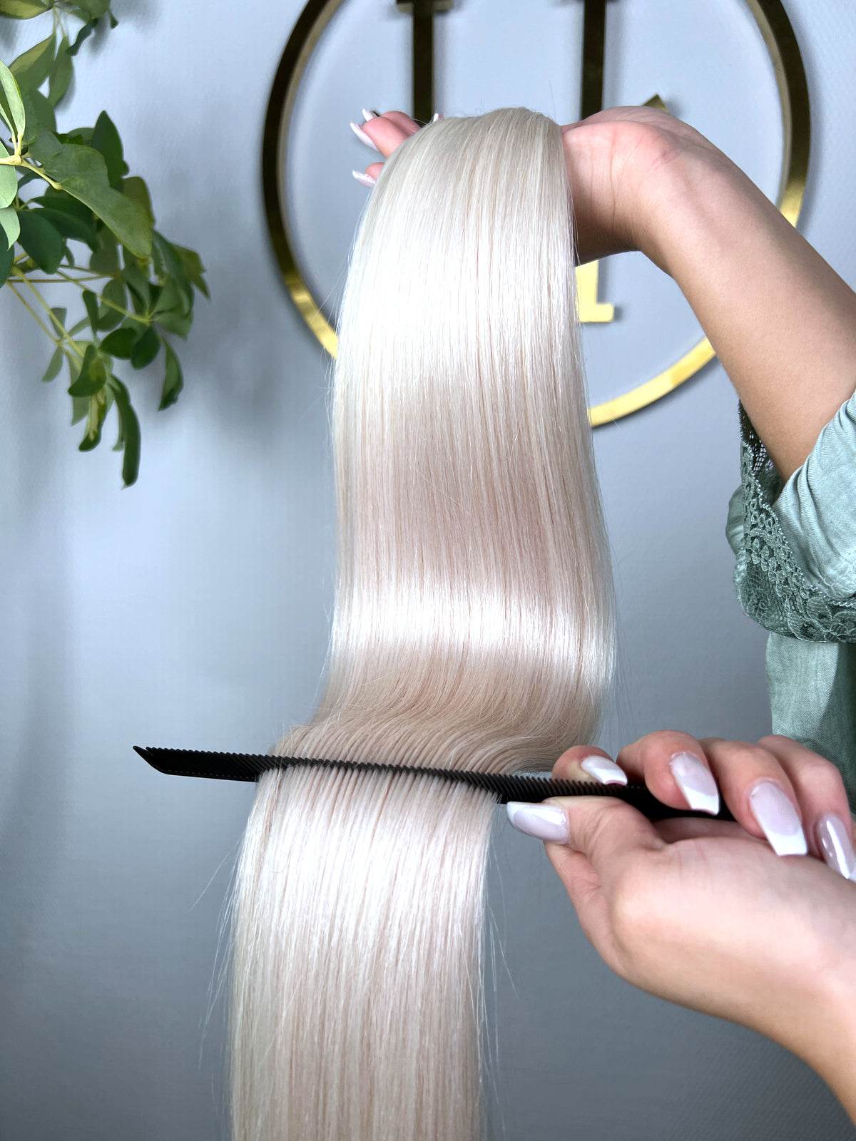 #PEARL WHITE US WELLIGE  BONDINGS 85CM ♡