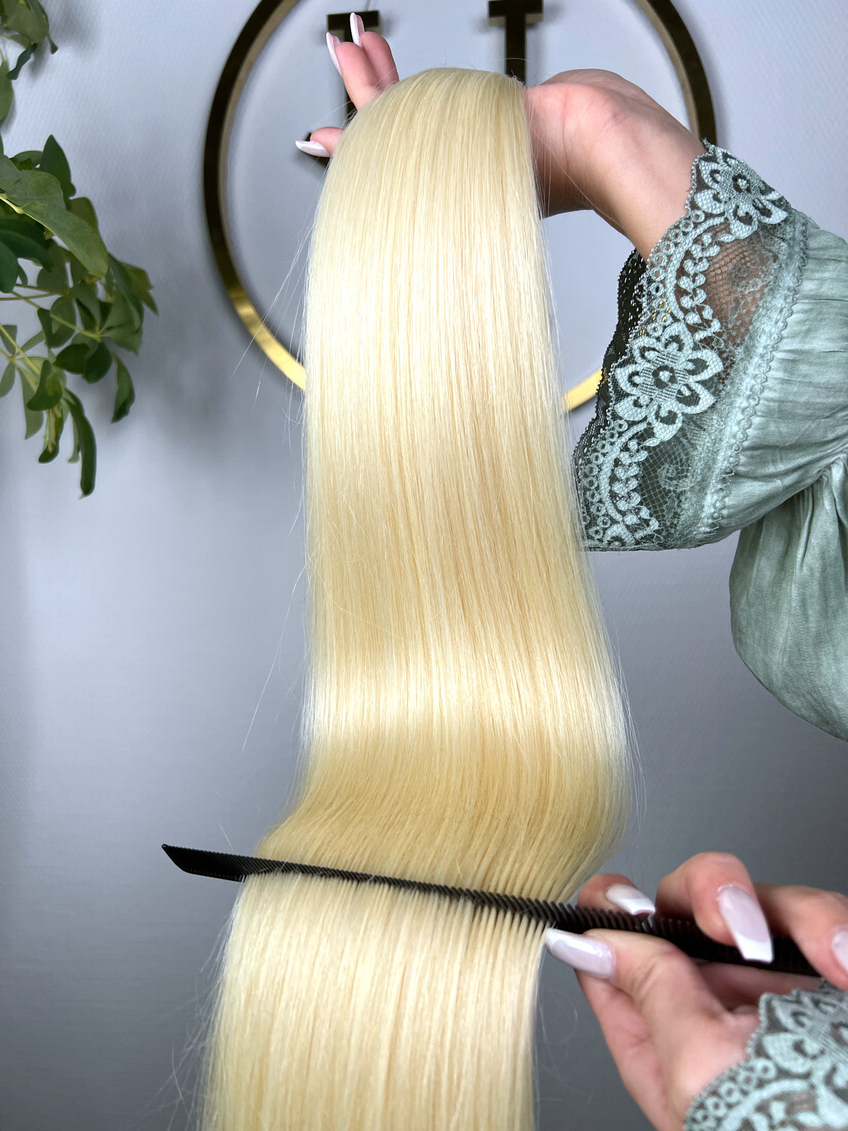 #60 PLATIN US WELLIGE BONDINGS 85CM ♡