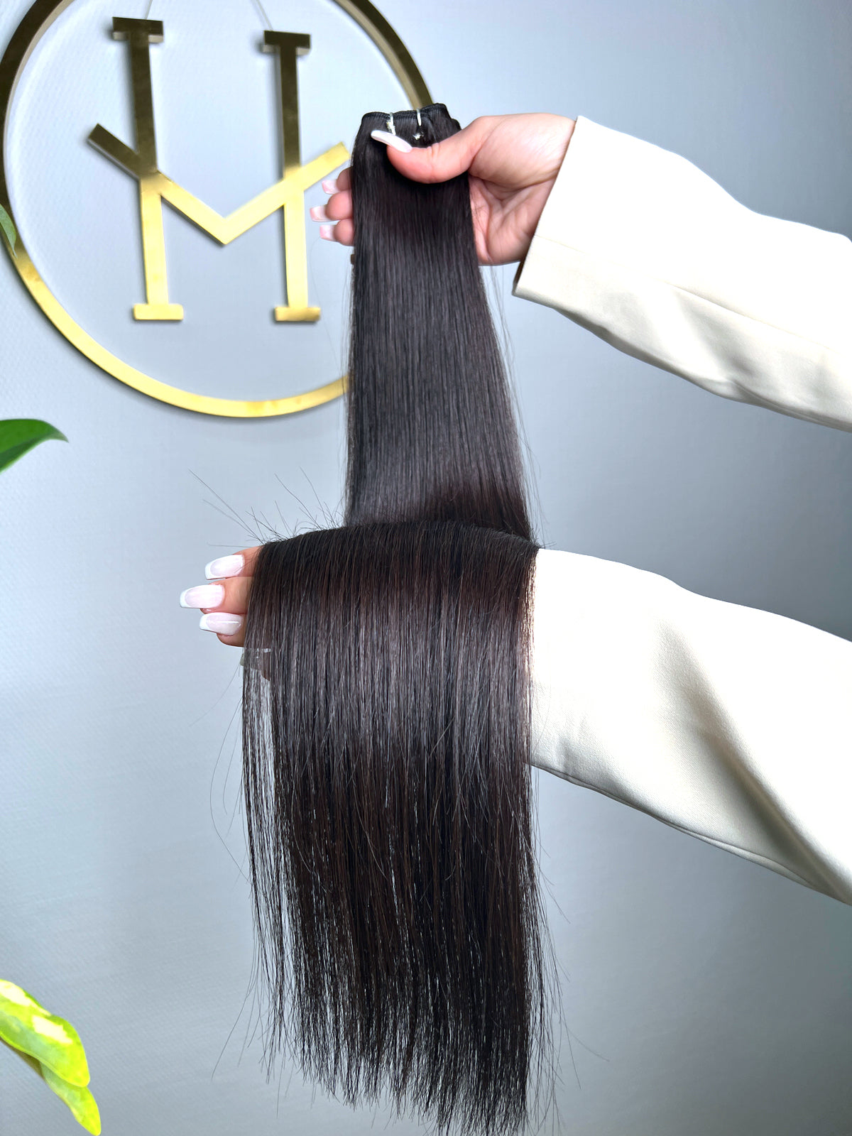 TRESSEN #RAW SCHWARZBRAUN RU GLATT CLASSIC WEFT ♡