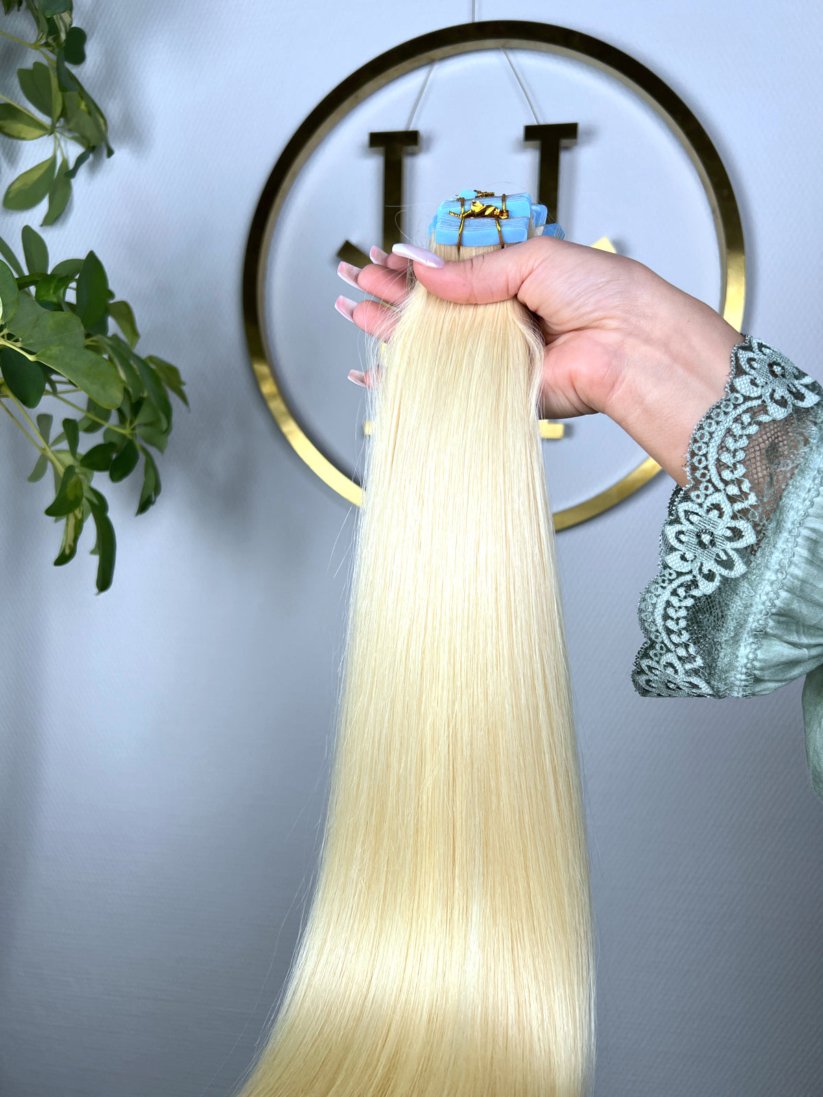 #60 PLATIN US WELLIGE TAPE 85CM ♡