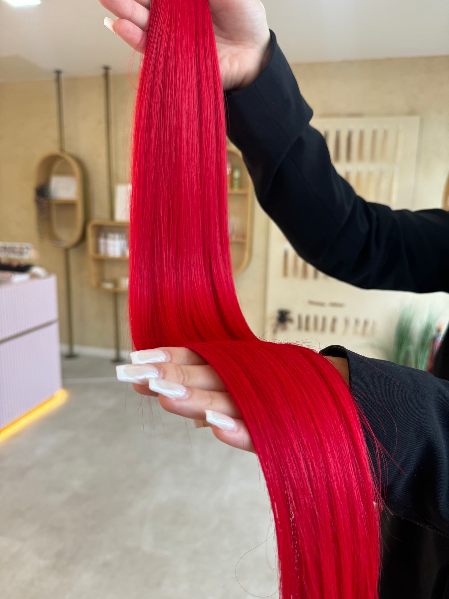 #ROT STANDARD RUSSISCHE TAPE EXTENSIONS GLATT ♡