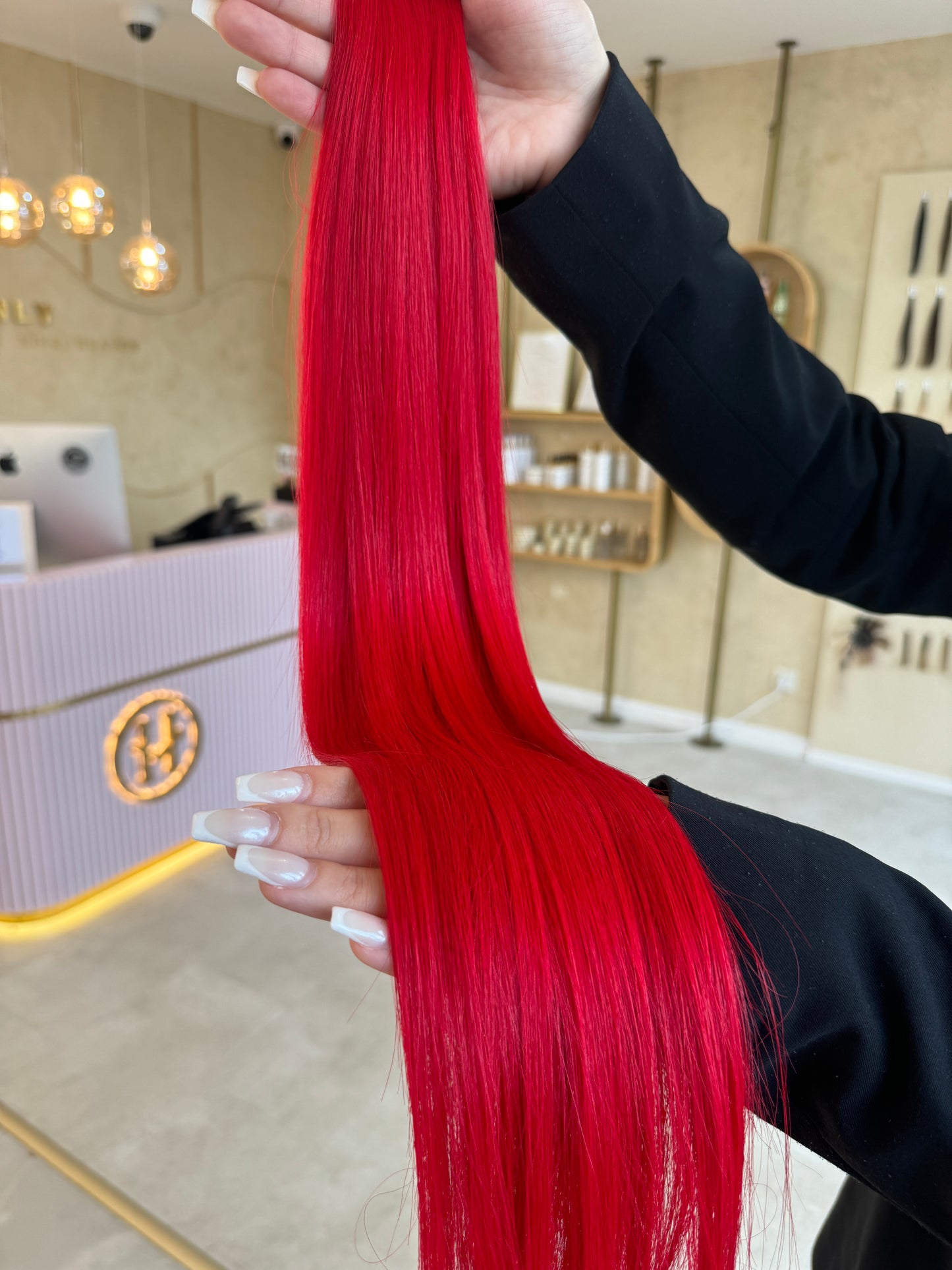 #ROT STANDARD RUSSISCHE TAPE EXTENSIONS GLATT ♡