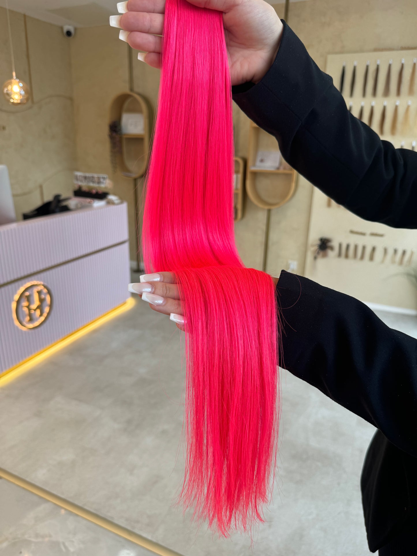 #PINK STANDARD RUSSISCHE TAPE EXTENSIONS GLATT ♡