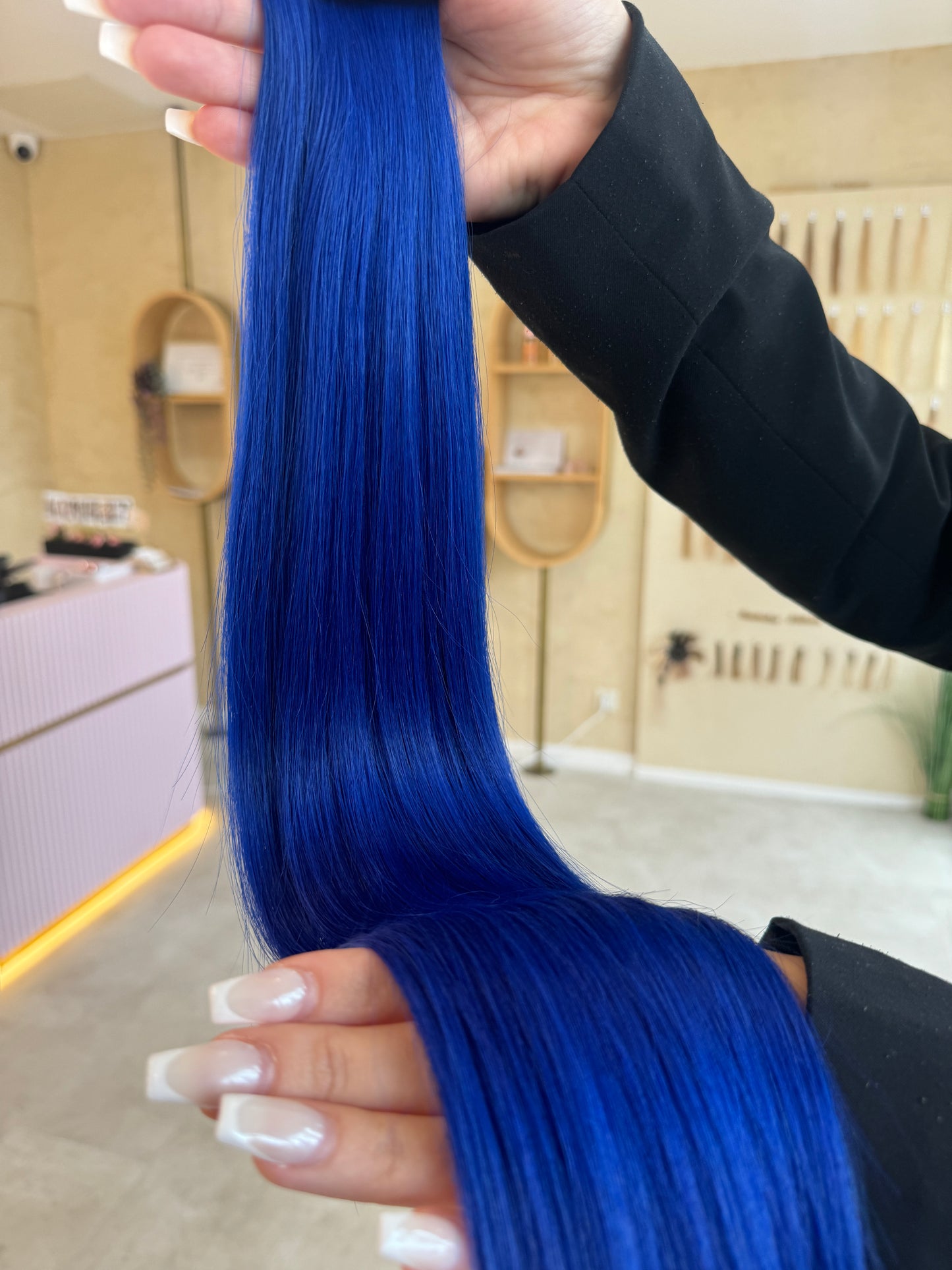 #BLUE STANDARD RUSSISCHE TAPE EXTENSIONS GLATT ♡