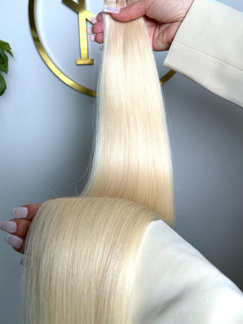 INVISIBLE TRESSEN #PLATIN RU GLATT