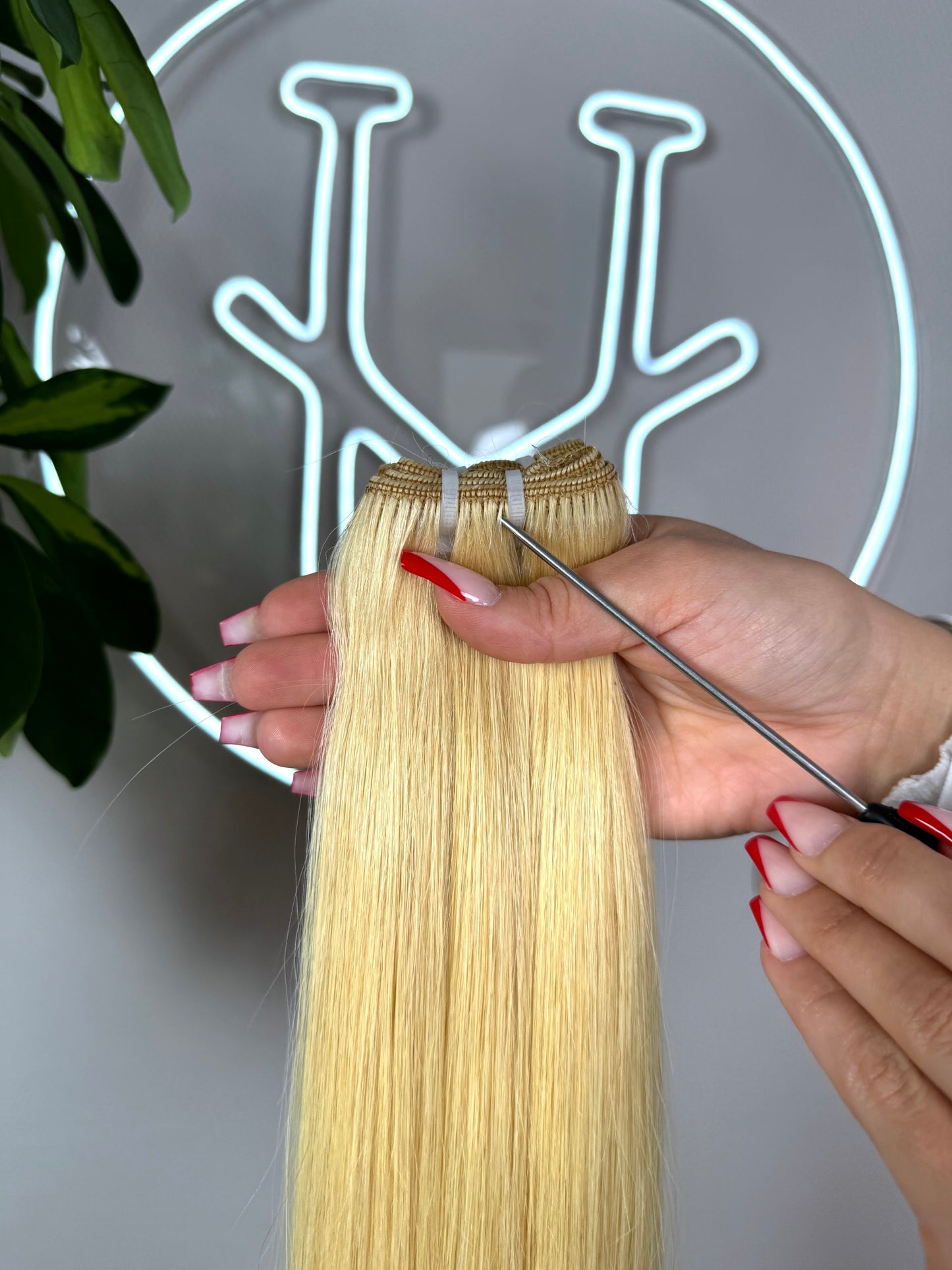 #27 TRESSEN GOLDBLONDE ECHTHAAR TRESSEN 65CM ♡