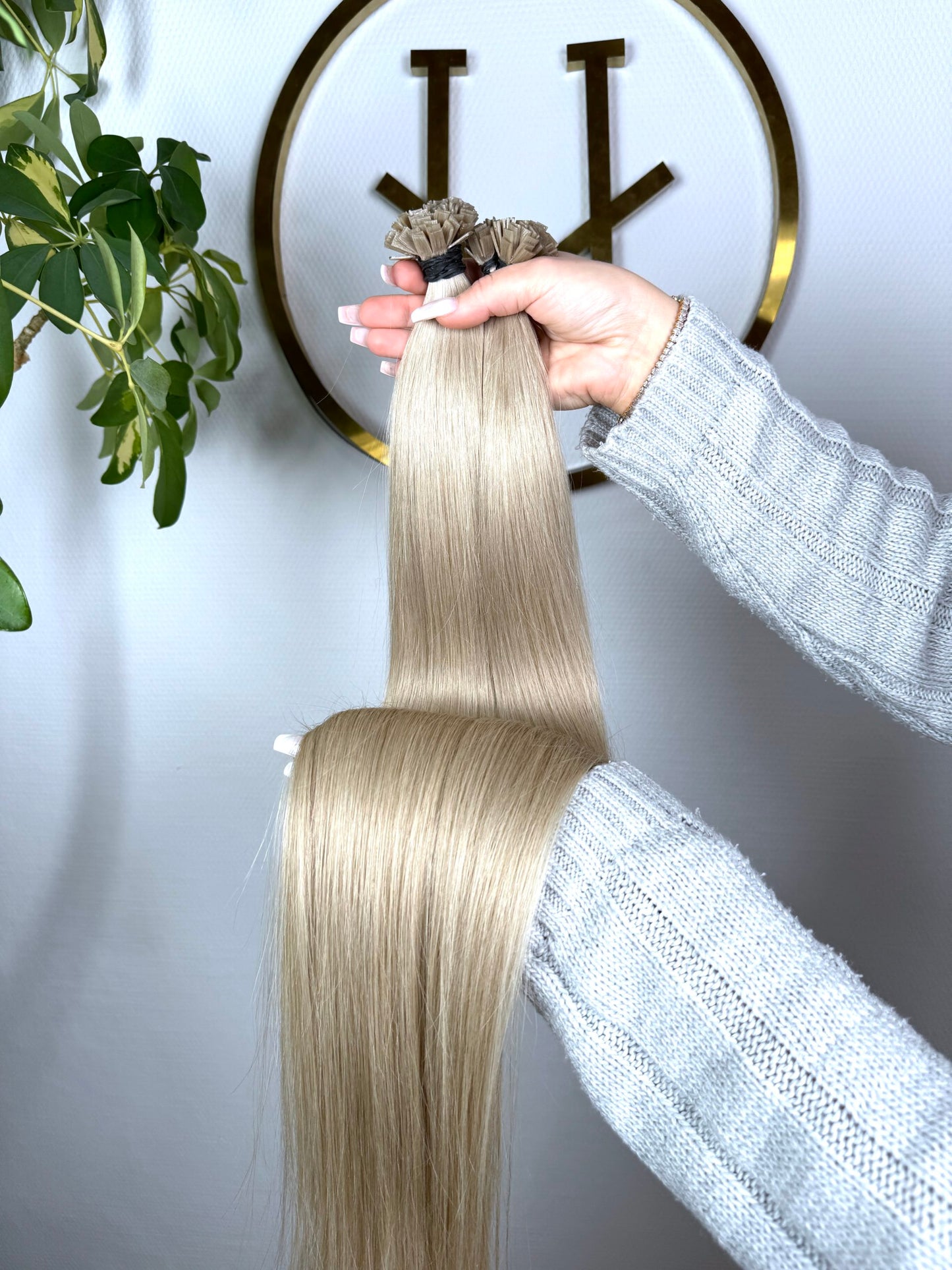 #NORVEGIAN US WELLIGE KERATIN BONDINGS KÜHLES BLOND 65CM ♡