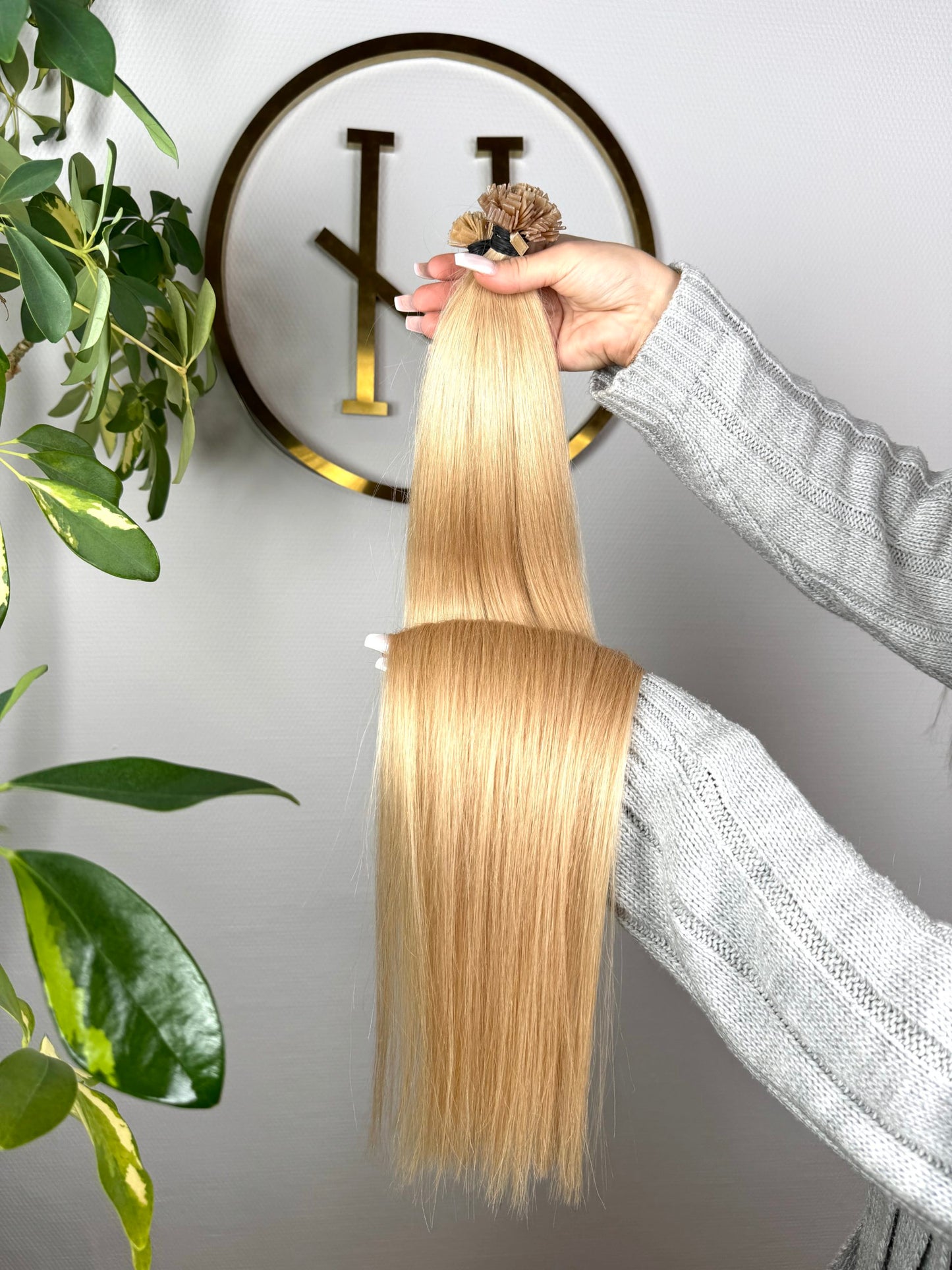 #24A KERATIN BONDINGS SANDBLOND 65CM ♡