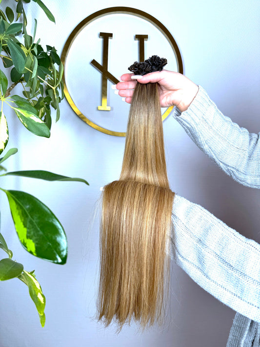 #MOCHA MELT US WELLIGE KERATIN BONDINGS BALAYAGE BRAUN 65CM ♡