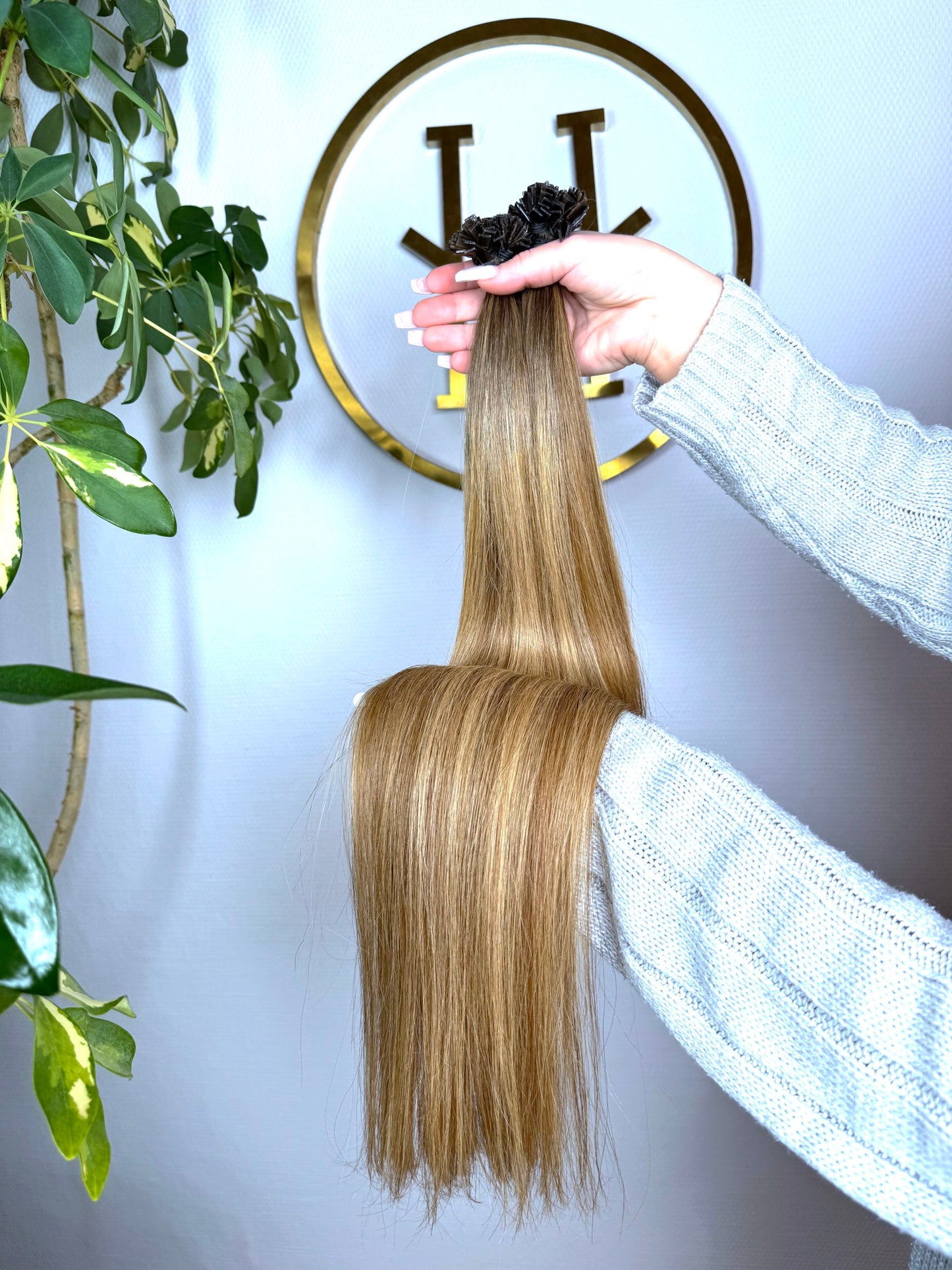 #MOCHA MELT US WELLIGE KERATIN BONDINGS BALAYAGE BRAUN 65CM ♡