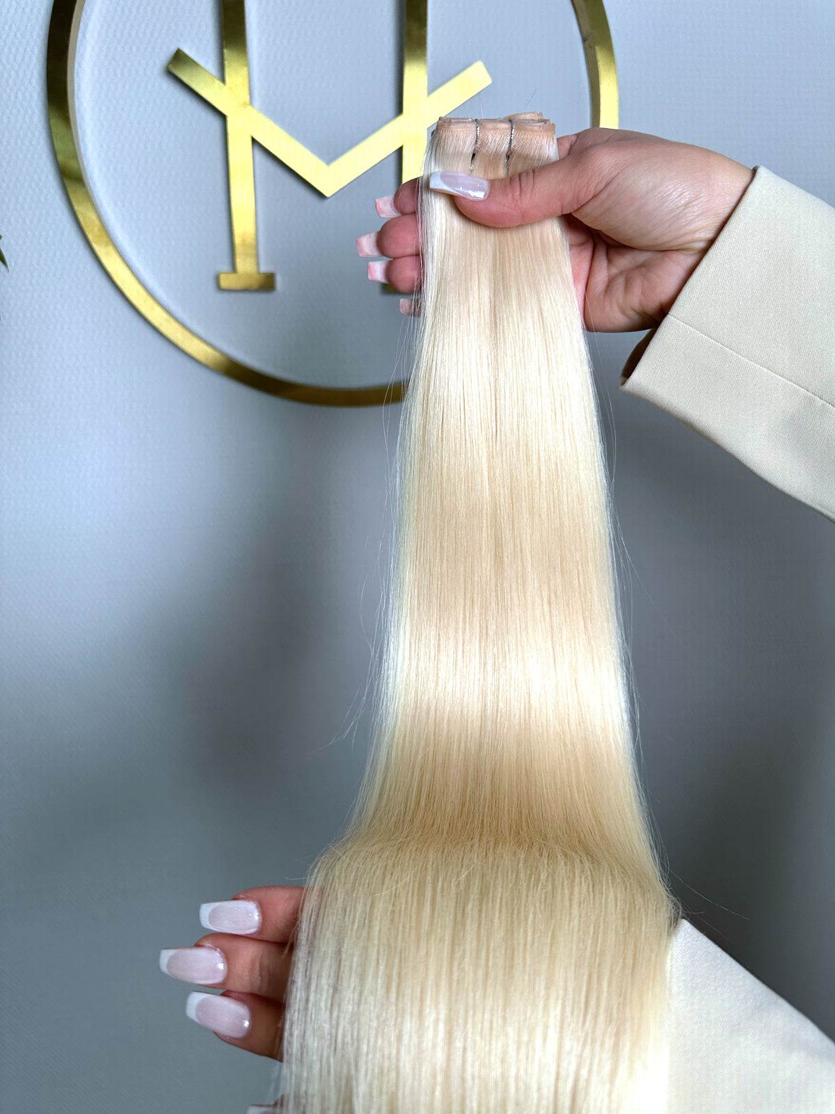 INVISIBLE TRESSEN #PLATIN RU GLATT