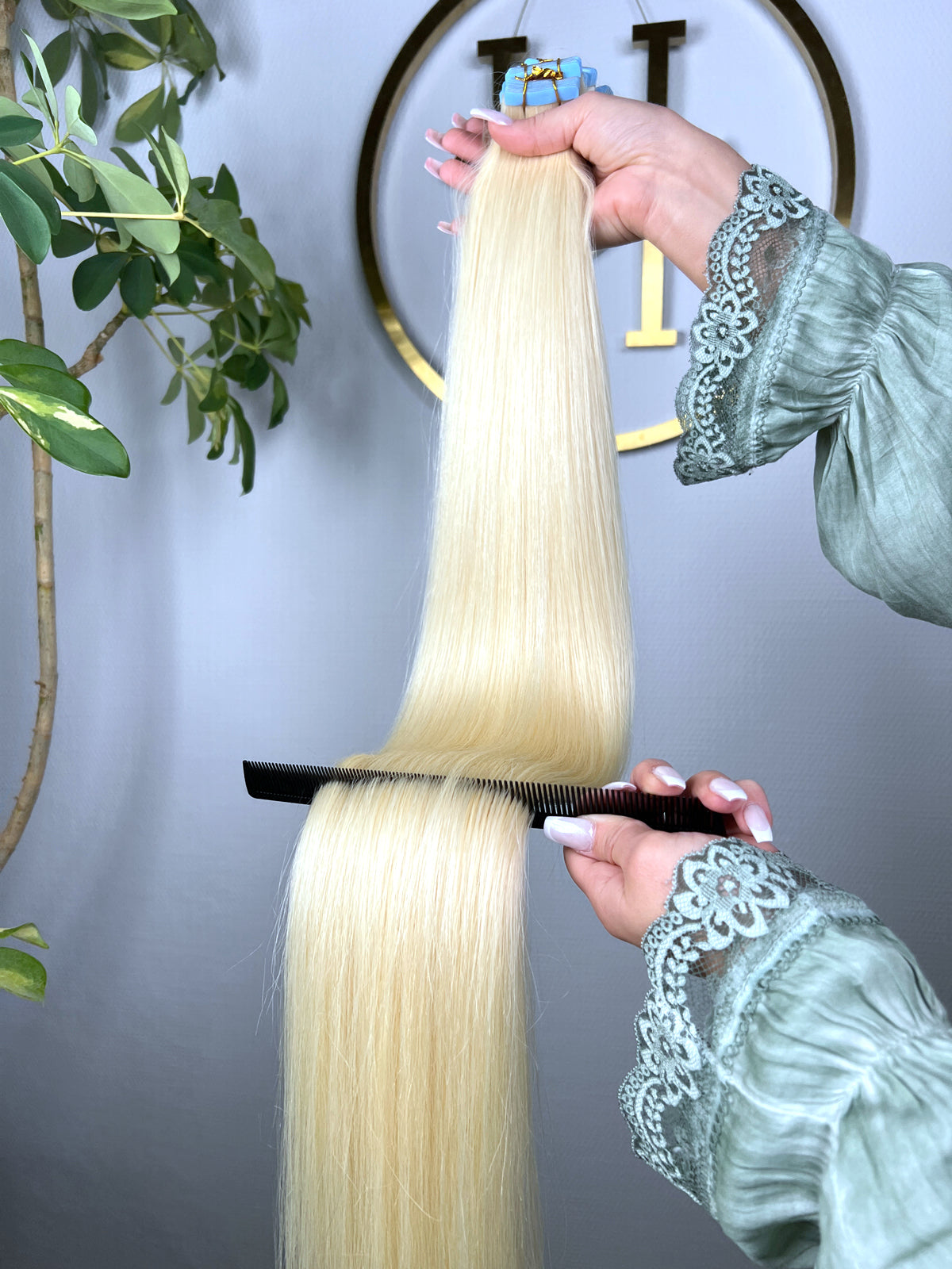 #60 PLATIN US WELLIGE TAPE 85CM ♡