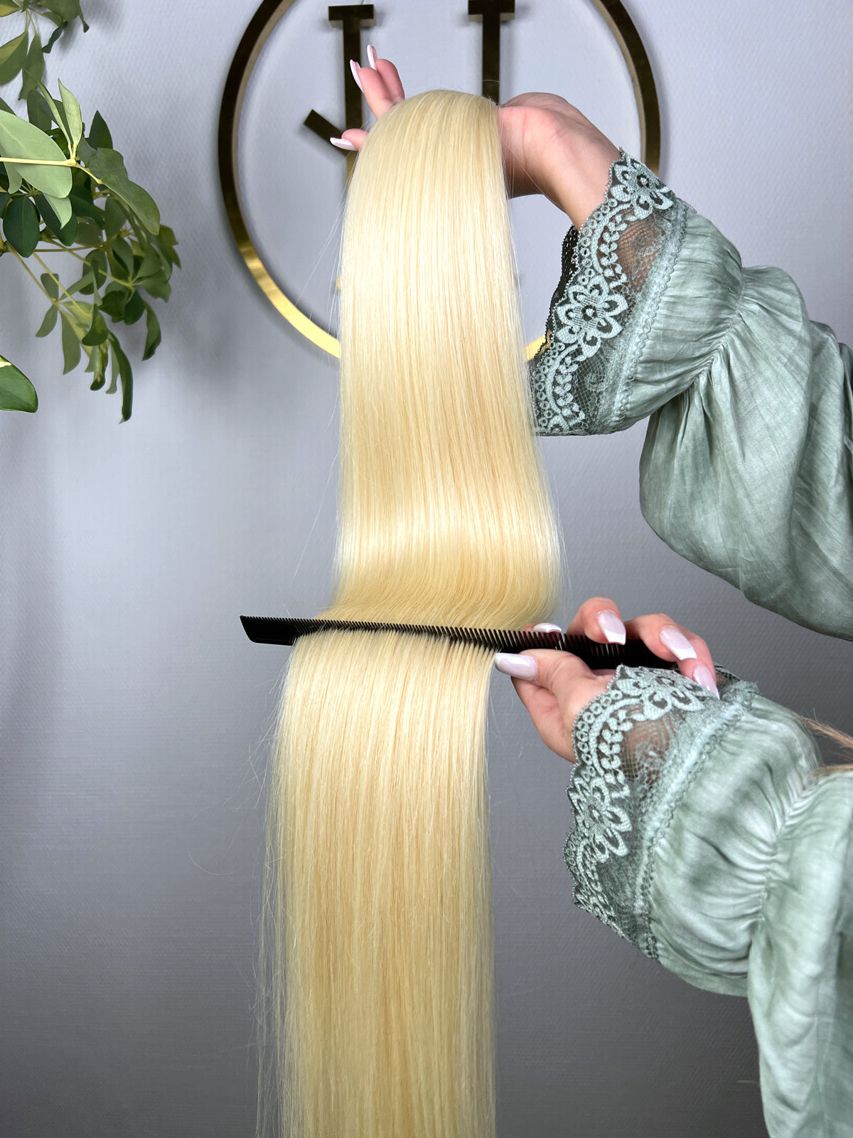 #60 PLATIN US WELLIGE BONDINGS 85CM ♡