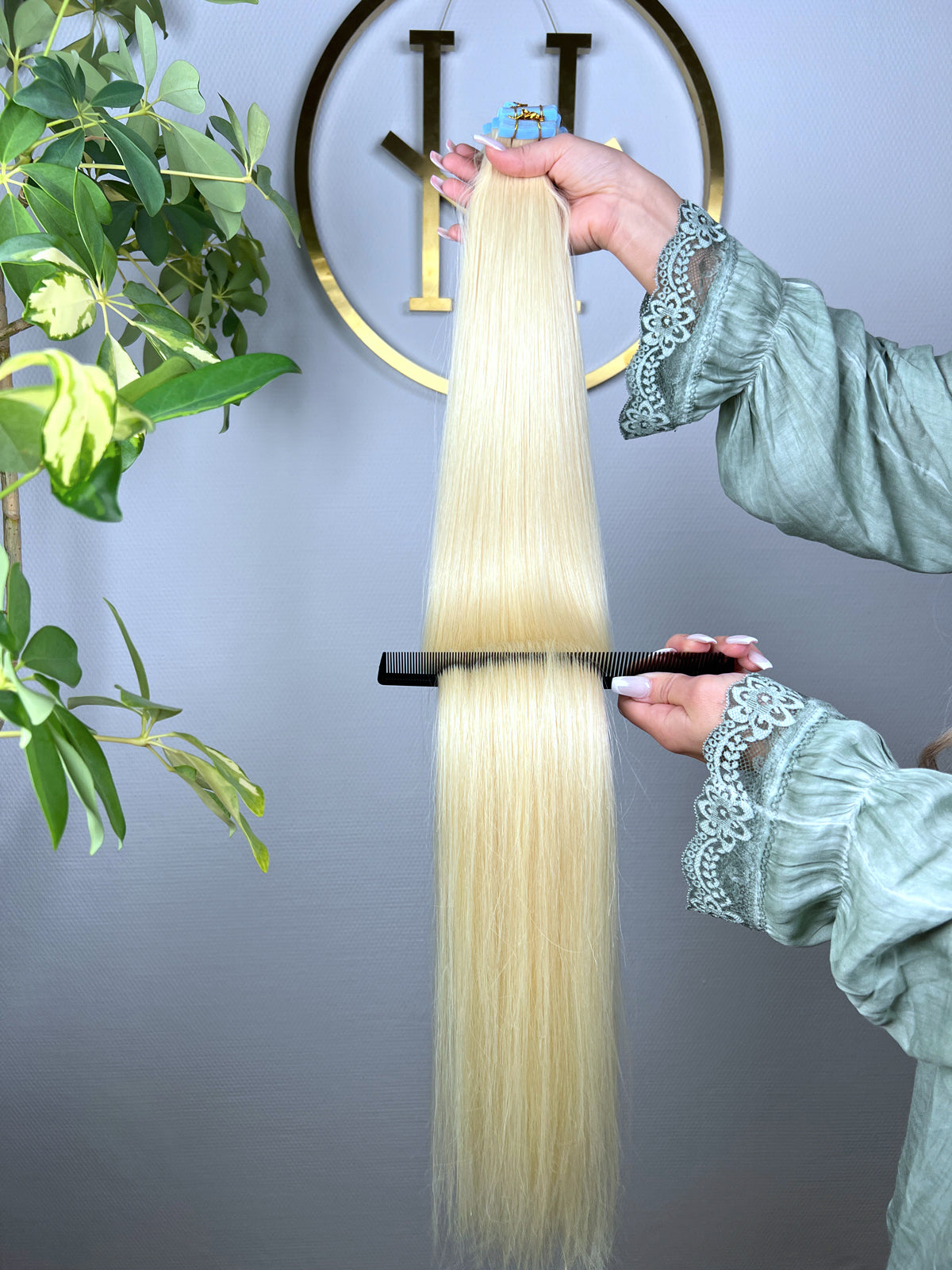 #60 PLATIN US WELLIGE TAPE 85CM ♡