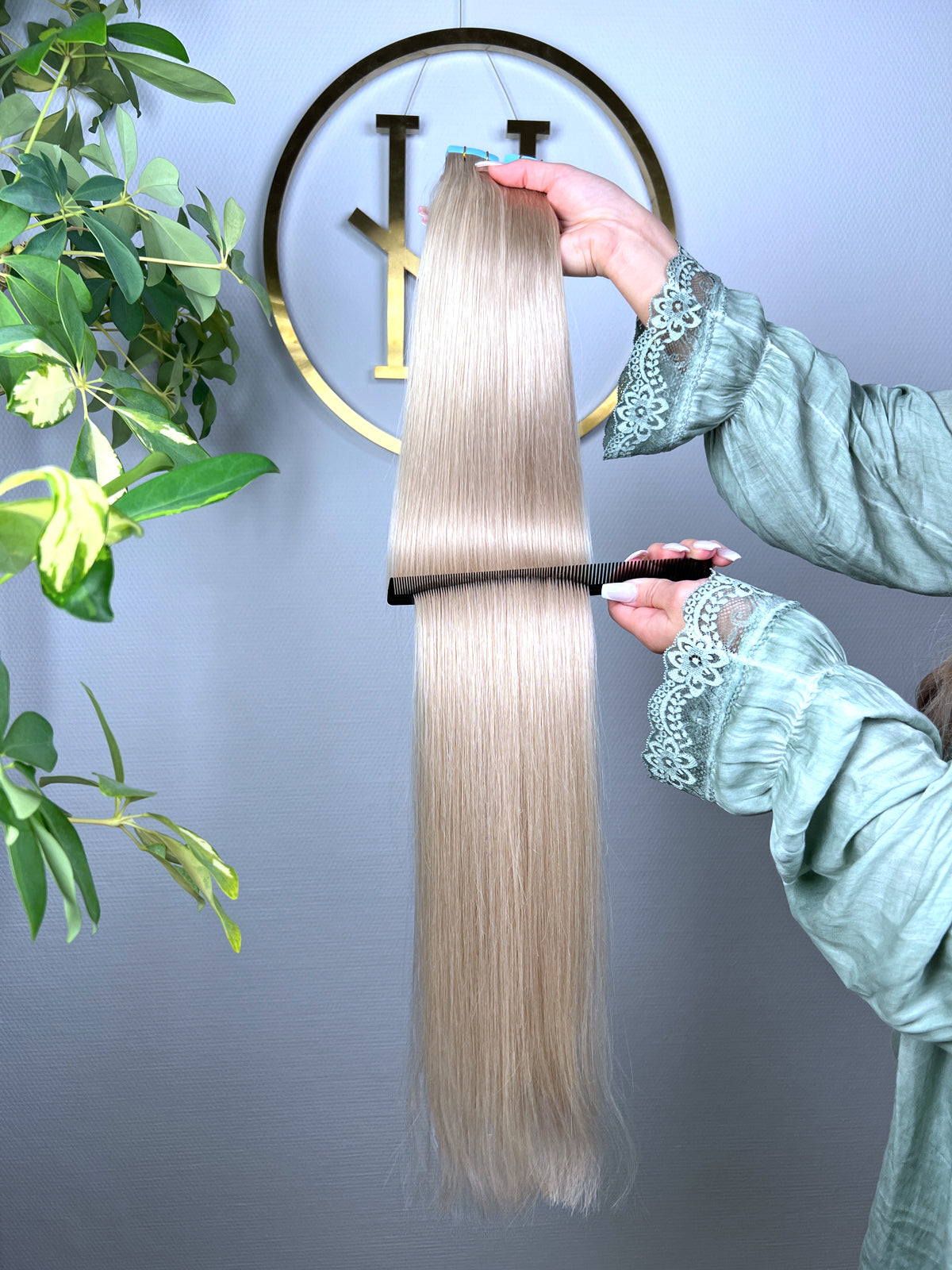 #SILVER  US WELLIGE TAPE 85CM ♡