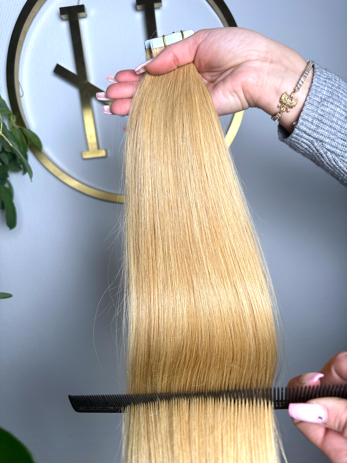 #10 HONIGBLONDE US WELLIGE TAPE EXTENSIONS 65CM ♡