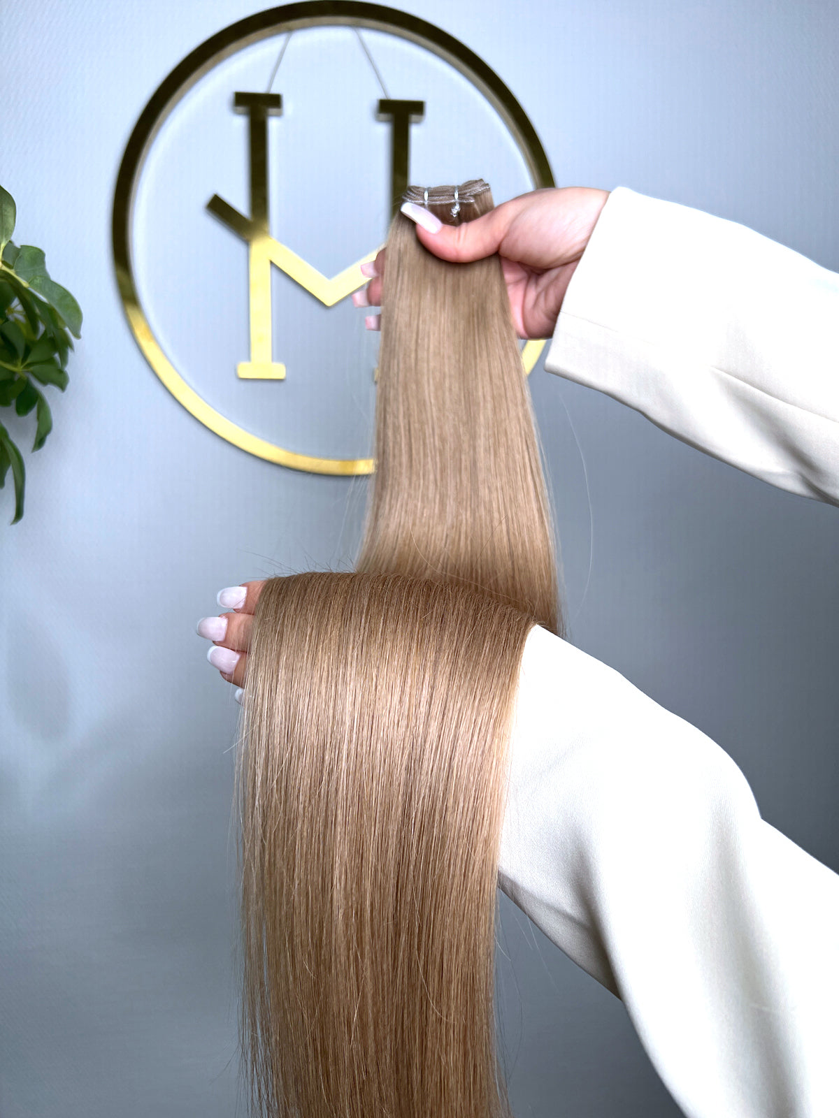 TRESSEN #DIRTY BLOND DUNKELBLOND GOLD ♡