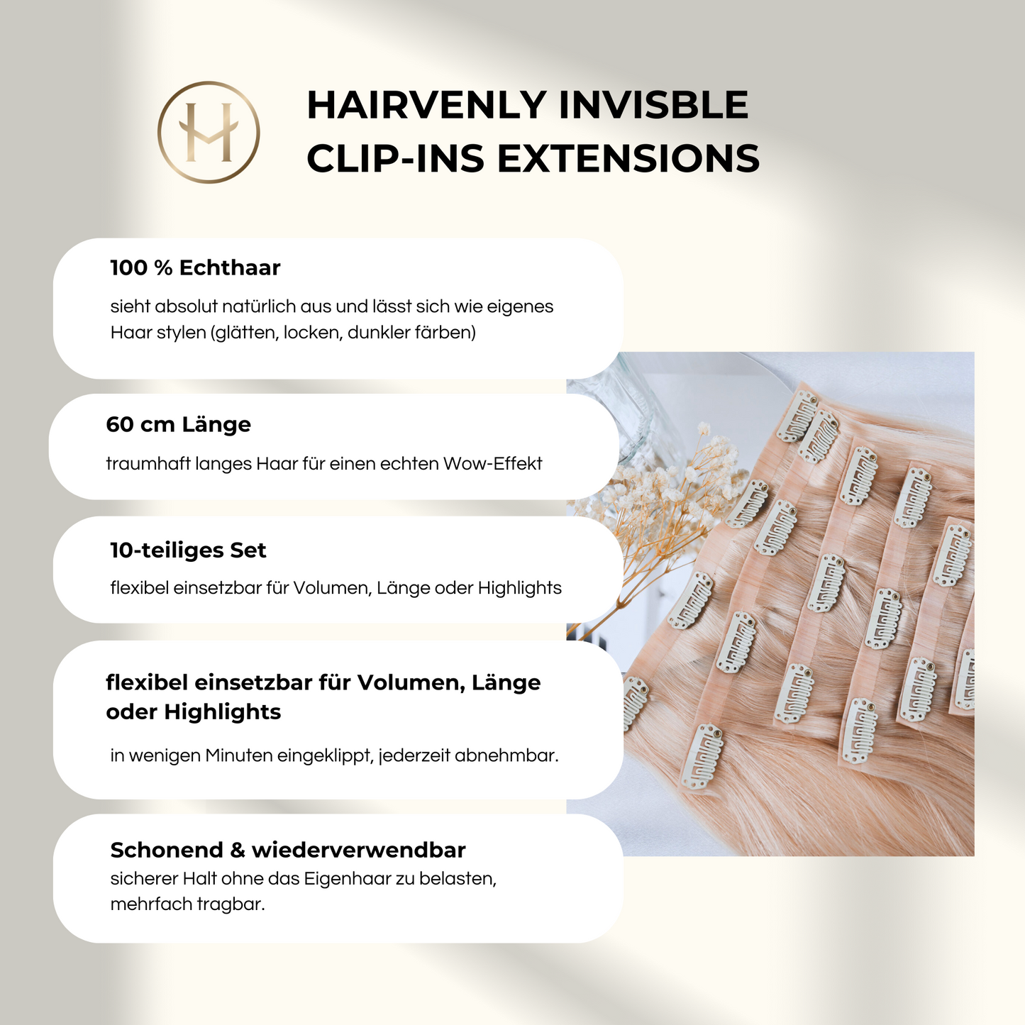 #NORVEGIAN - INVISIBLE CLIP EXTENSIONS ♡