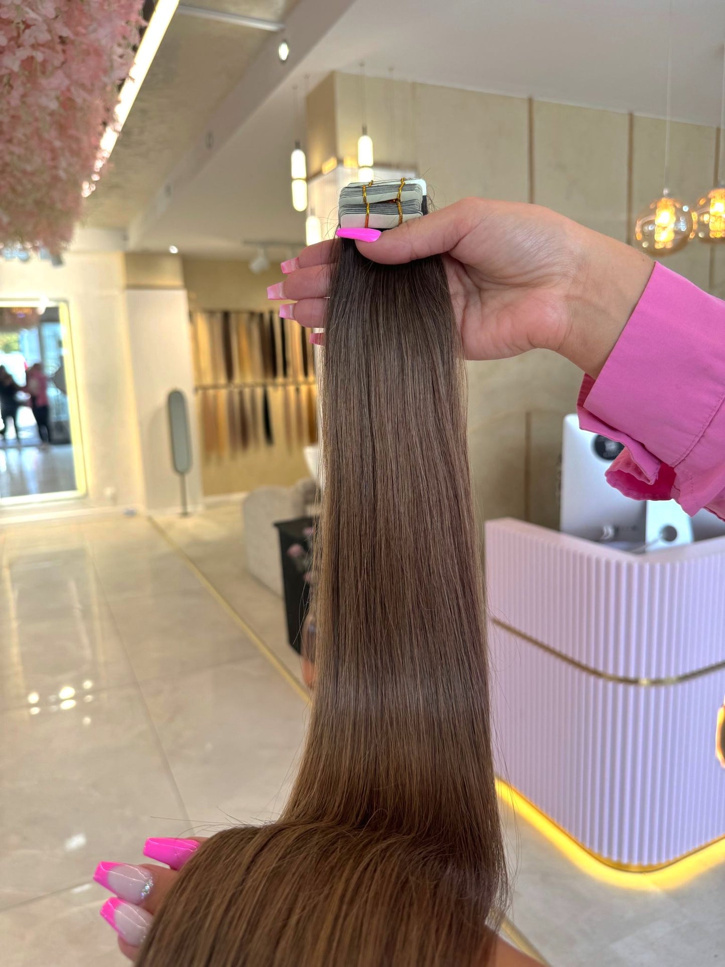 #3T8A  US WELLIGE TAPE EXTENSIONS 55CM ♡