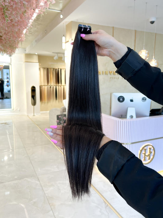 #RAW STANDARD RUSSISCHE TAPE EXTENSIONS GLATT ♡