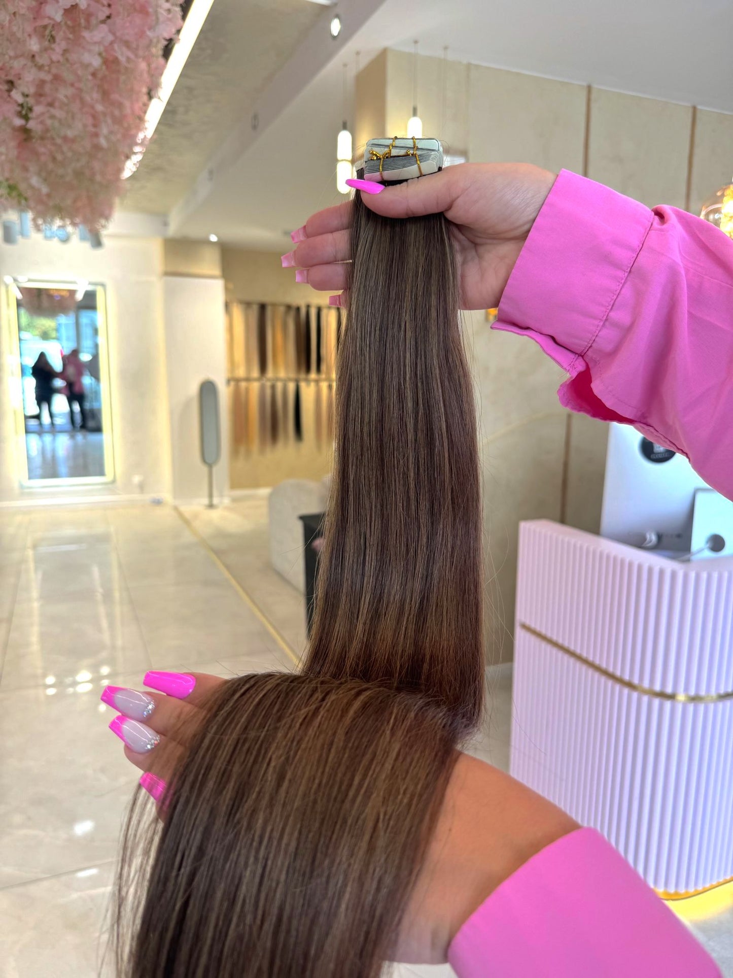 #DUBAI US WELLIGE TAPE EXTENSIONS 55CM ♡