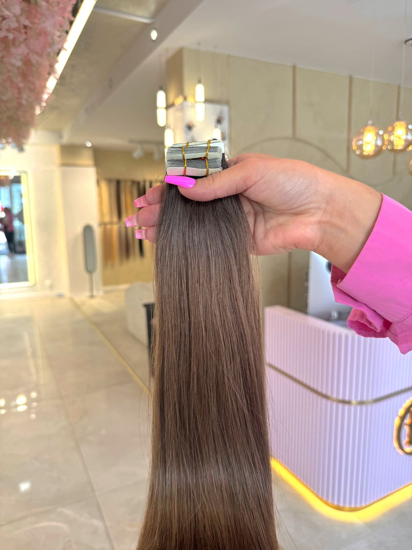 #3T8A  US WELLIGE TAPE EXTENSIONS 55CM ♡